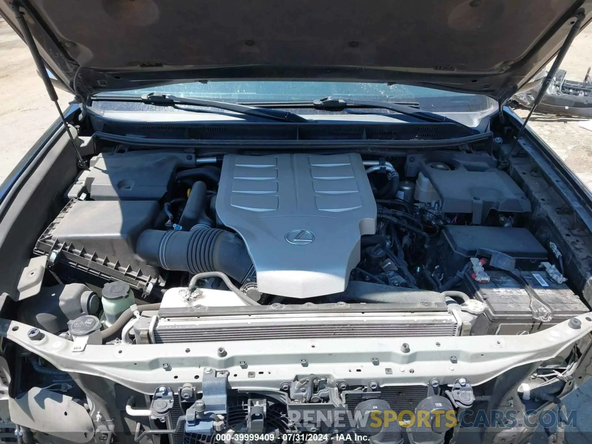 10 fotografías del automóvil dañado JTJAM7BX7L5254028 LEXUS 460 2020