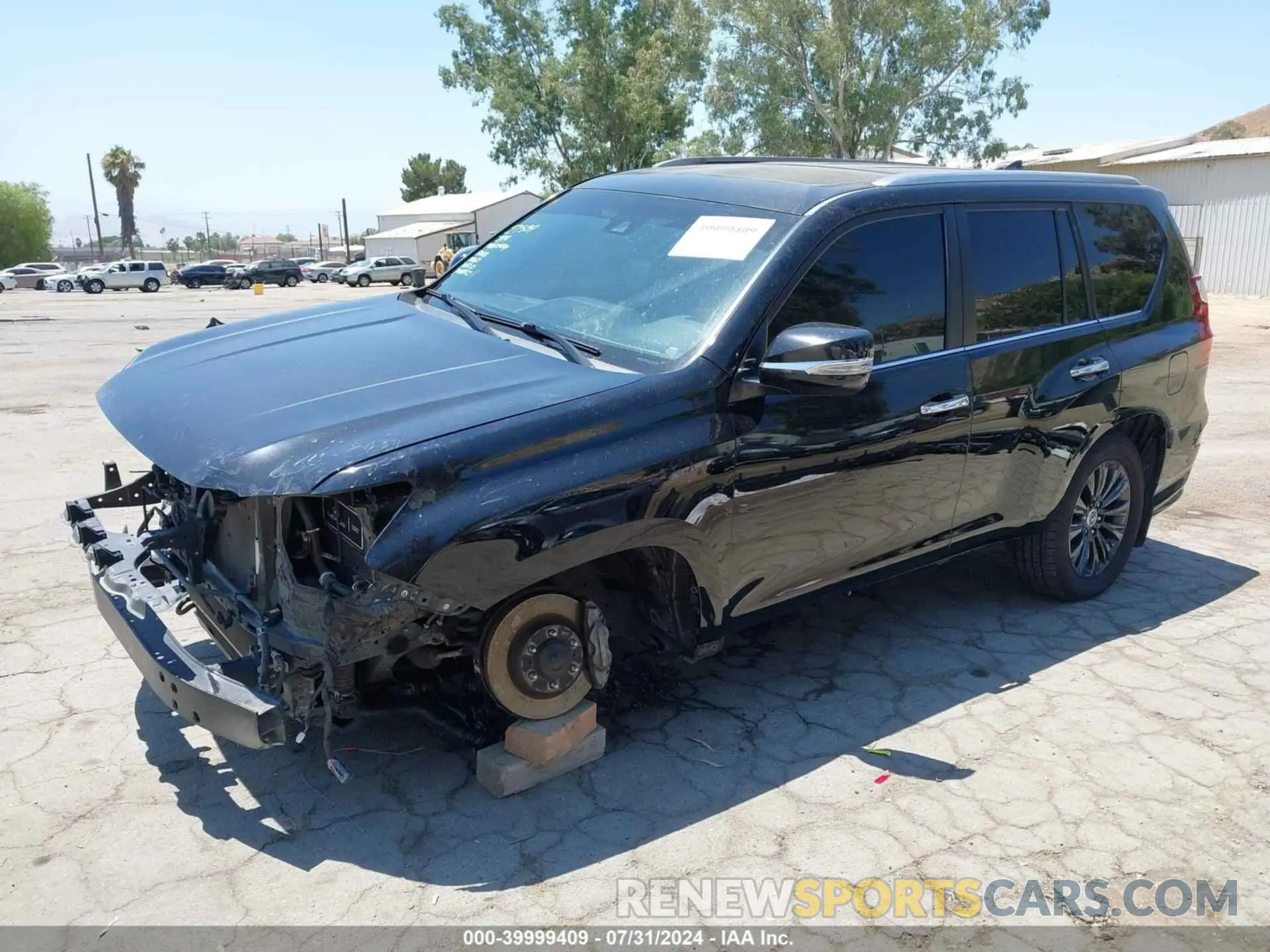 2 fotografías del automóvil dañado JTJAM7BX7L5254028 LEXUS 460 2020