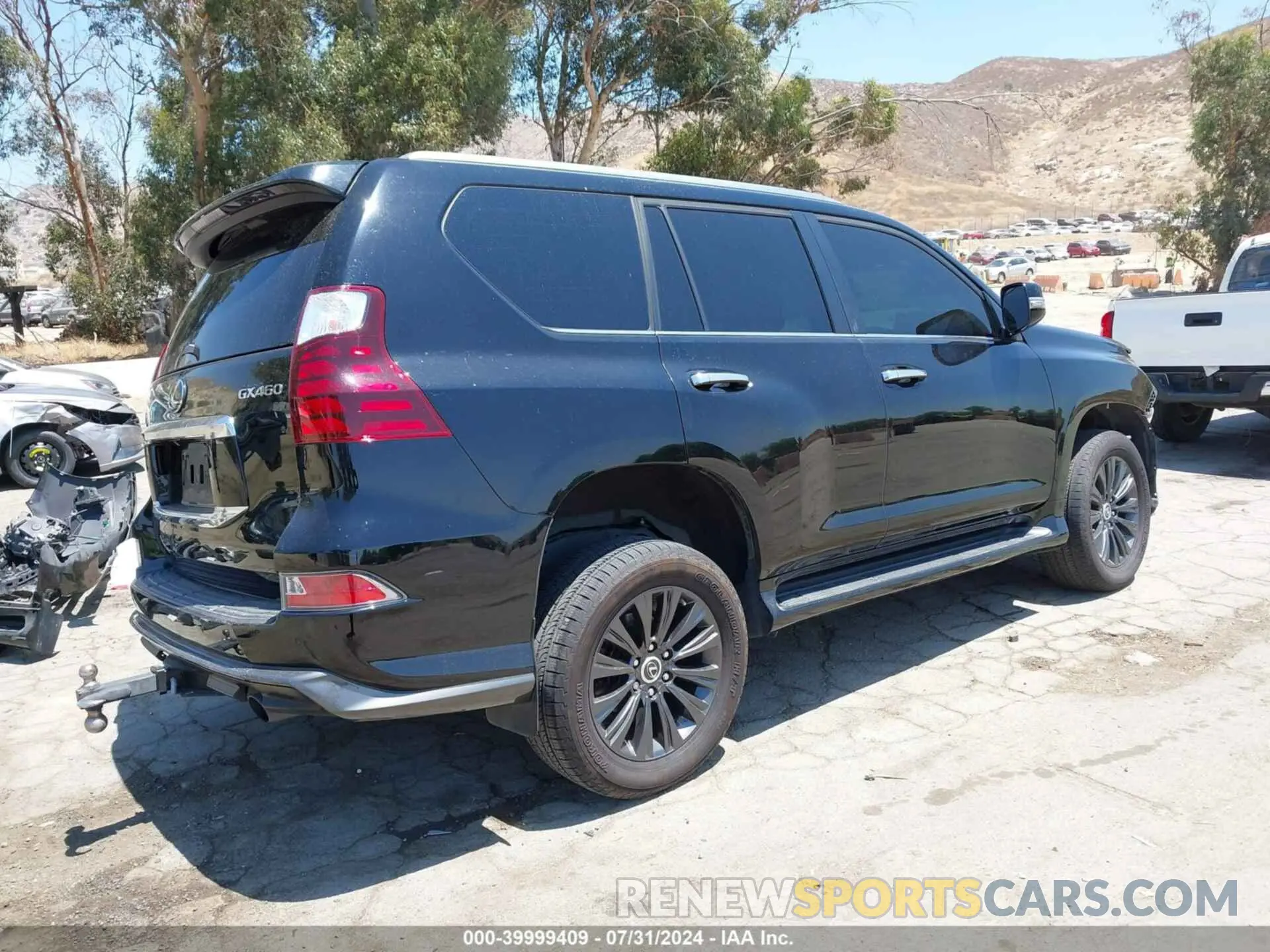 4 fotografías del automóvil dañado JTJAM7BX7L5254028 LEXUS 460 2020