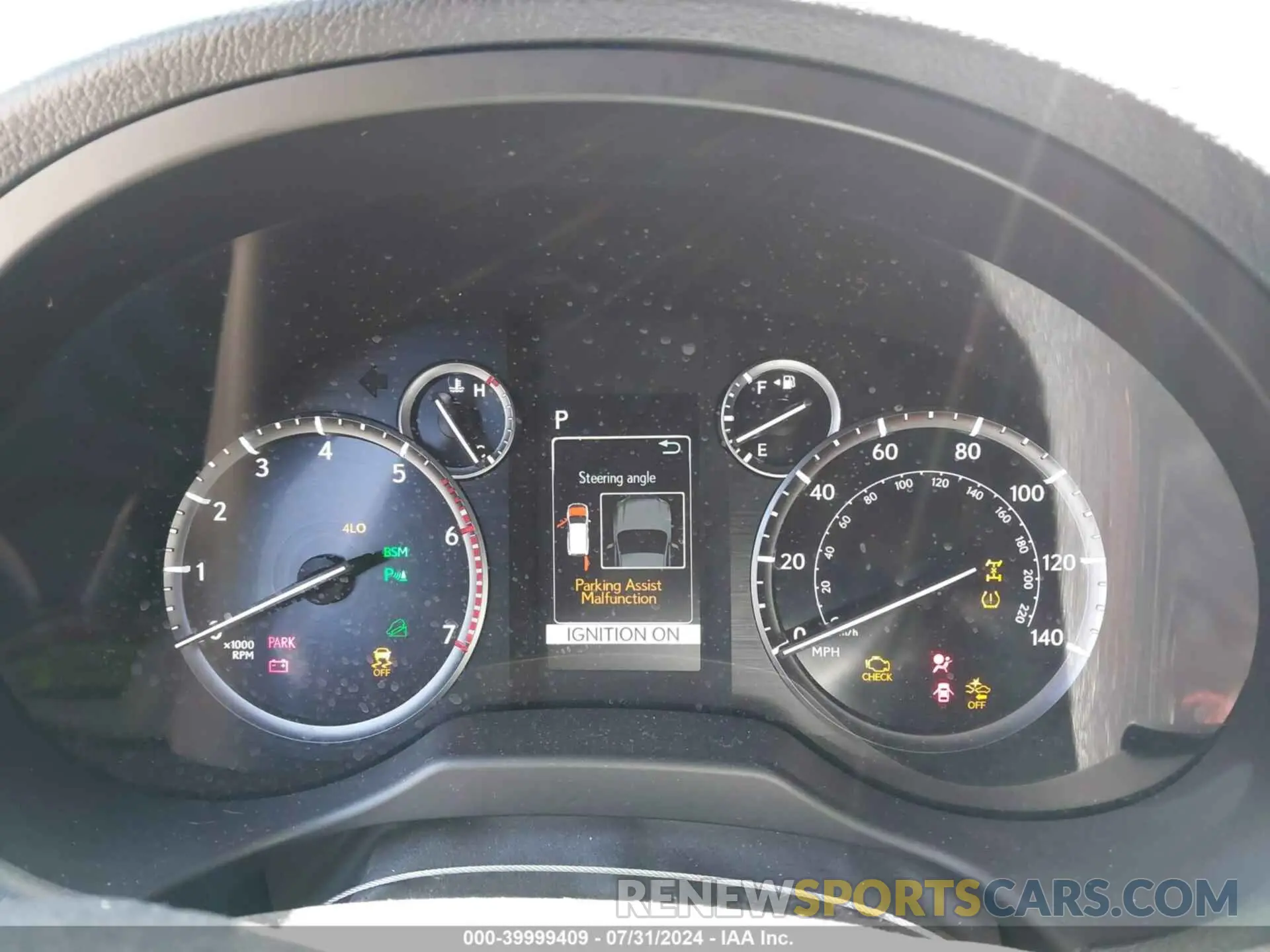 7 fotografías del automóvil dañado JTJAM7BX7L5254028 LEXUS 460 2020
