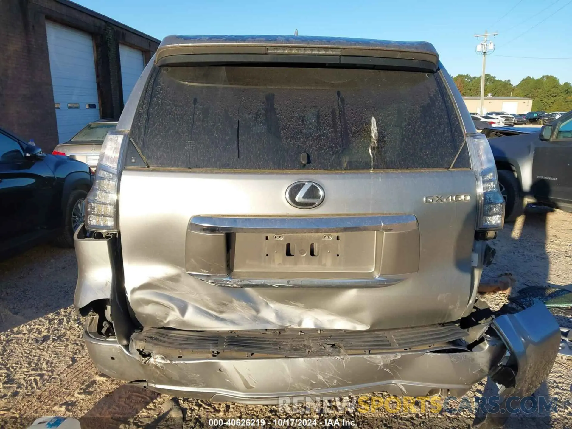 15 fotografías del automóvil dañado JTJAM7BX7L5256328 LEXUS 460 2020