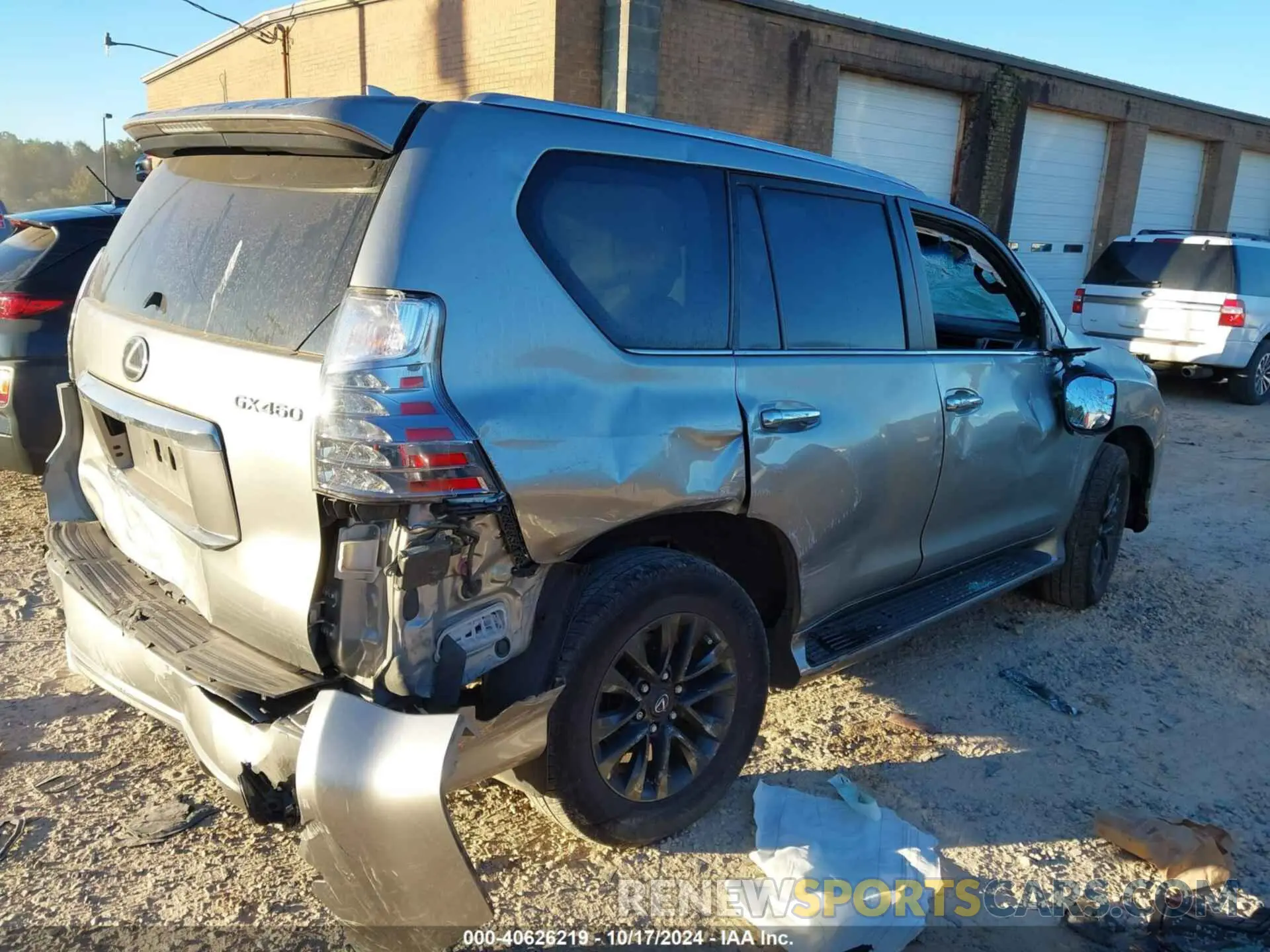 4 fotografías del automóvil dañado JTJAM7BX7L5256328 LEXUS 460 2020