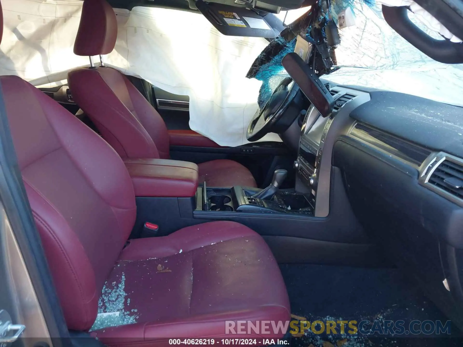 5 fotografías del automóvil dañado JTJAM7BX7L5256328 LEXUS 460 2020