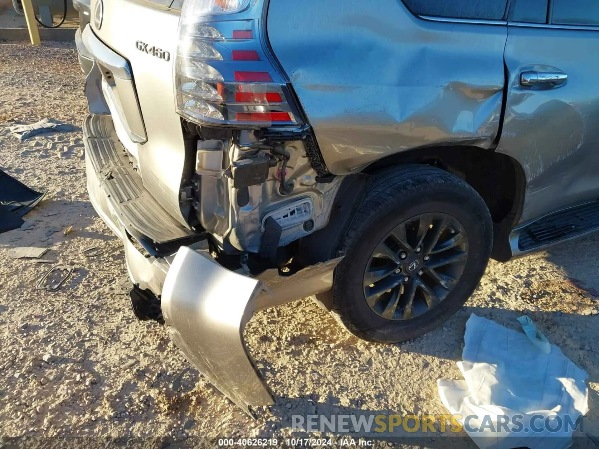 6 fotografías del automóvil dañado JTJAM7BX7L5256328 LEXUS 460 2020