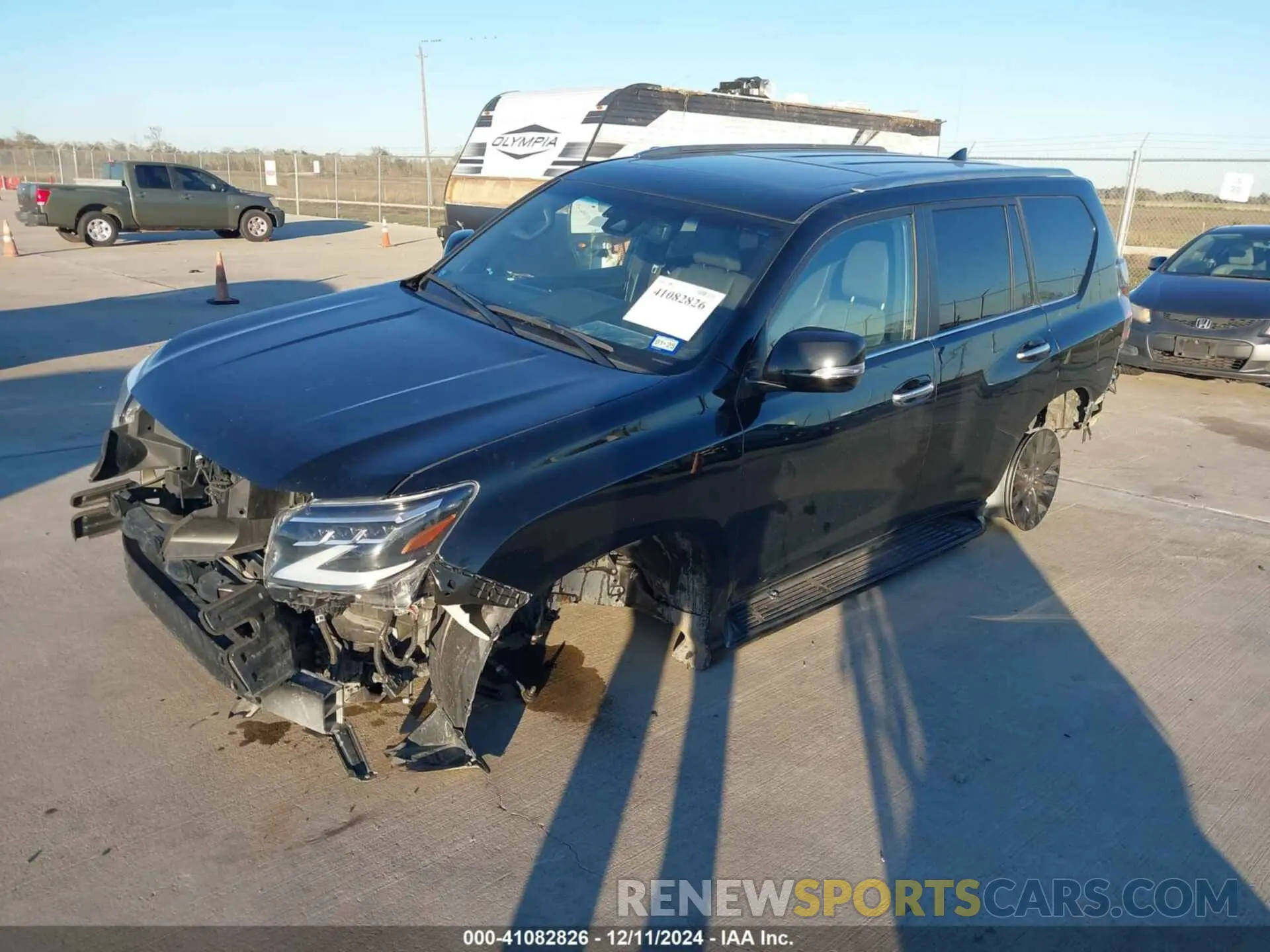 2 fotografías del automóvil dañado JTJAM7BX7M5303567 LEXUS 460 2021
