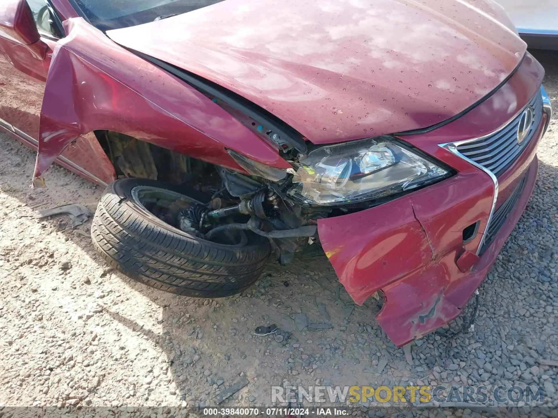 6 fotografías del automóvil dañado JTHBK1GG0E2146162 LEXUS ES 2014