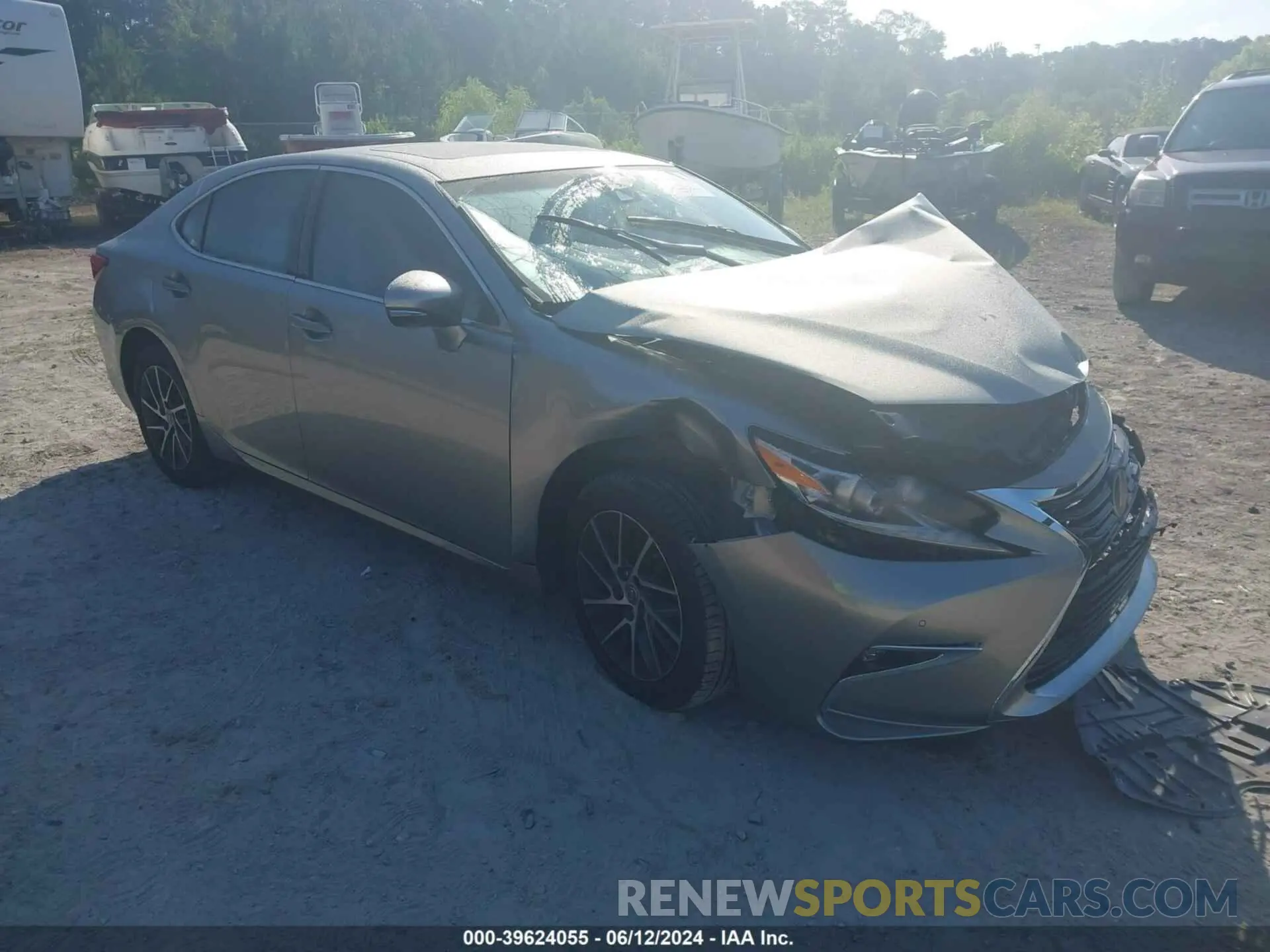 1 fotografías del automóvil dañado JTHBK1GG0H2248811 LEXUS ES 2017