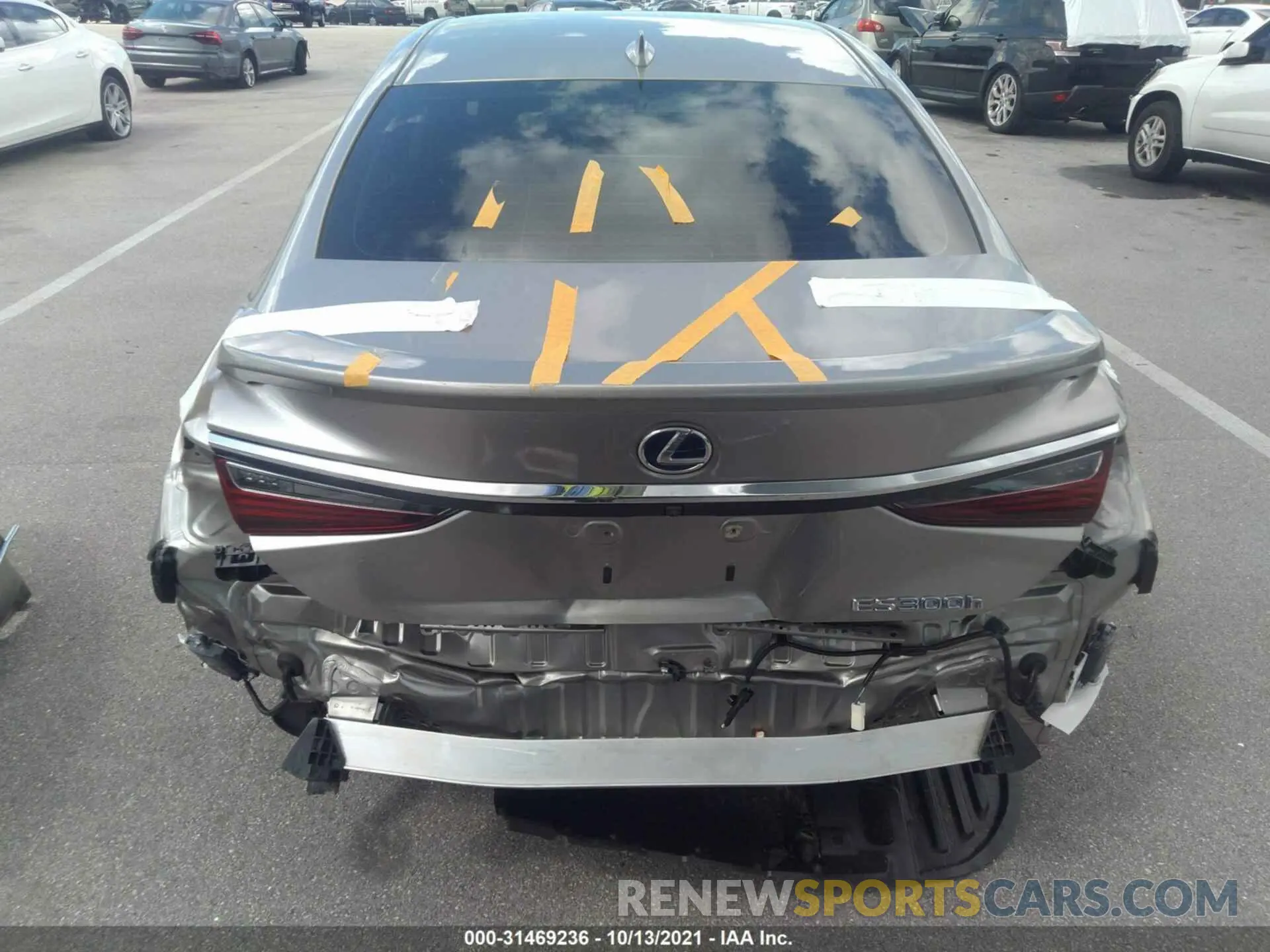 6 fotografías del automóvil dañado 58AB21B14KU003840 LEXUS ES 2019