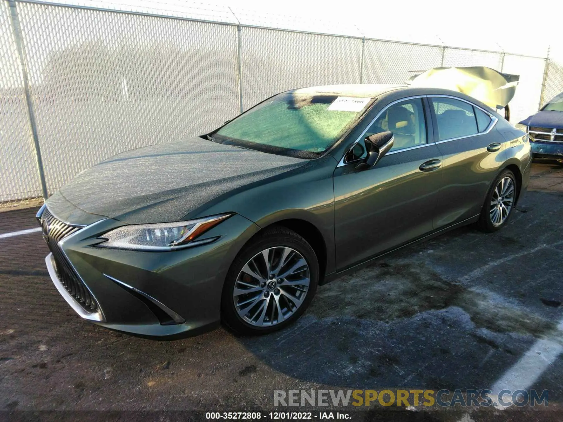 2 fotografías del automóvil dañado 58ABZ1B11KU007260 LEXUS ES 2019
