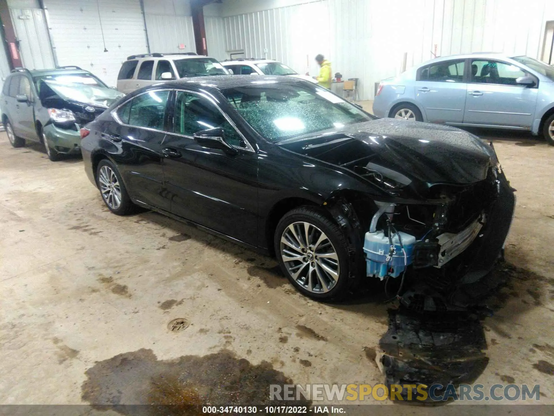 1 fotografías del automóvil dañado 58ABZ1B12KU012144 LEXUS ES 2019
