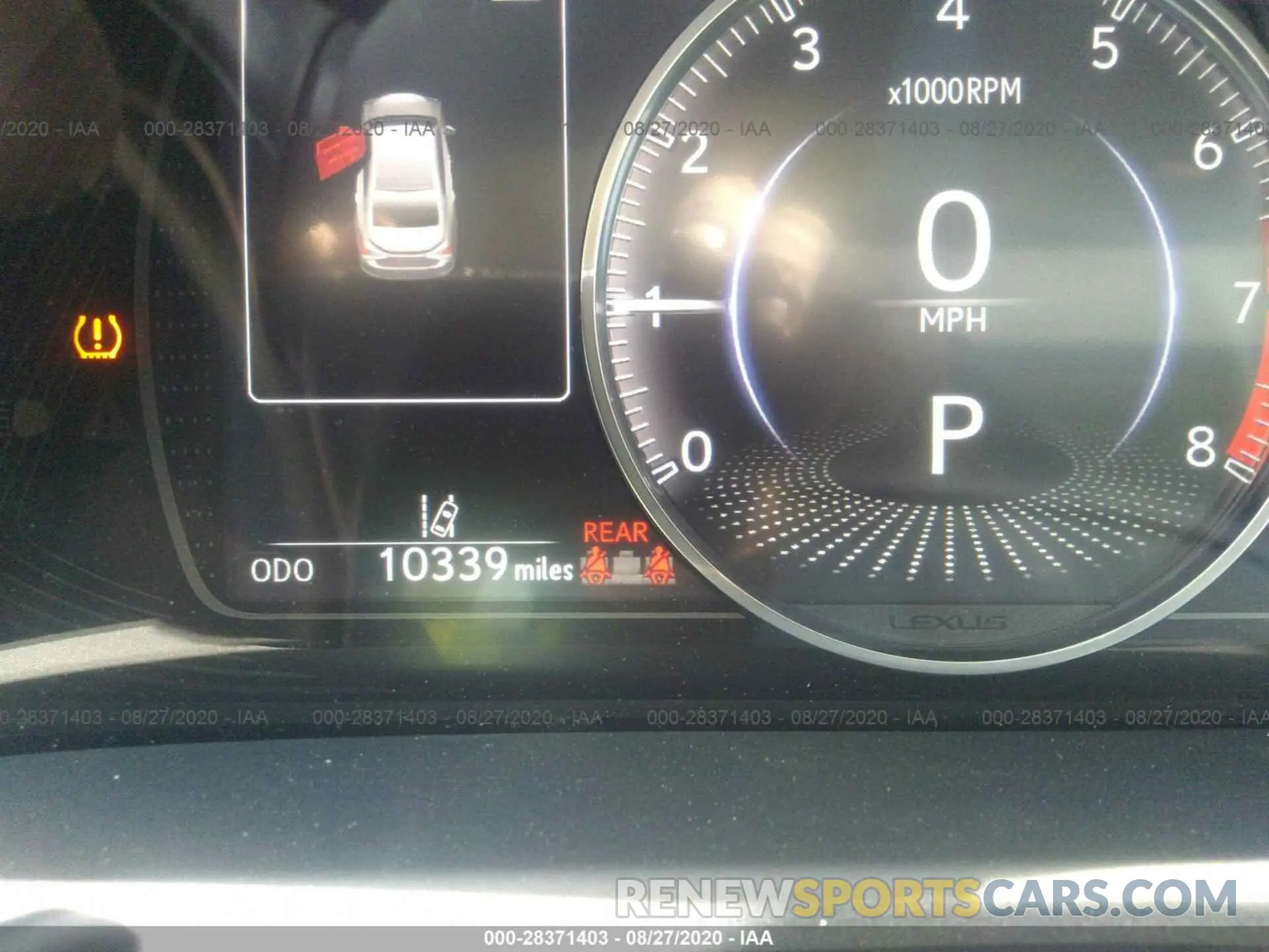 7 fotografías del automóvil dañado 58ABZ1B12KU018056 LEXUS ES 2019