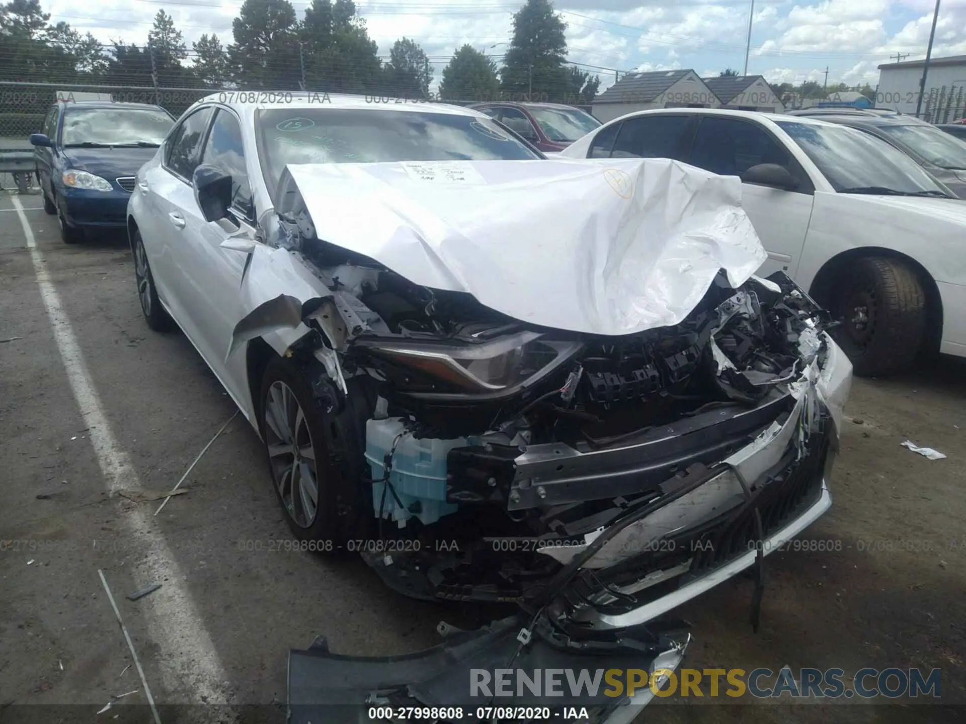 1 fotografías del automóvil dañado 58ABZ1B12KU022558 LEXUS ES 2019