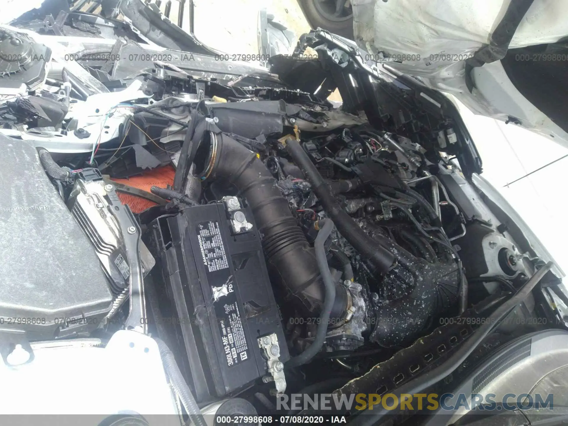 10 fotografías del automóvil dañado 58ABZ1B12KU022558 LEXUS ES 2019