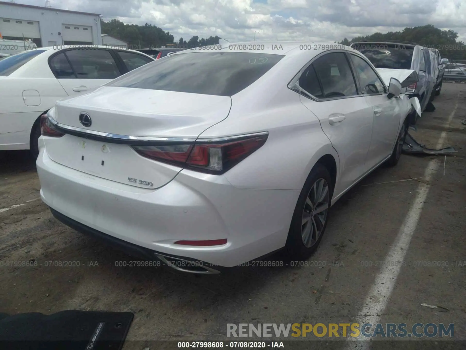 4 fotografías del automóvil dañado 58ABZ1B12KU022558 LEXUS ES 2019