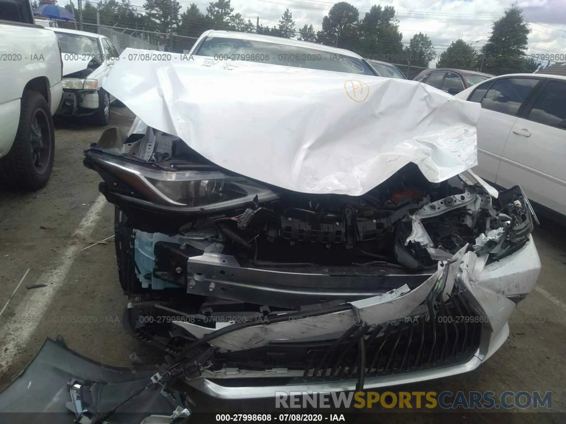 6 fotografías del automóvil dañado 58ABZ1B12KU022558 LEXUS ES 2019