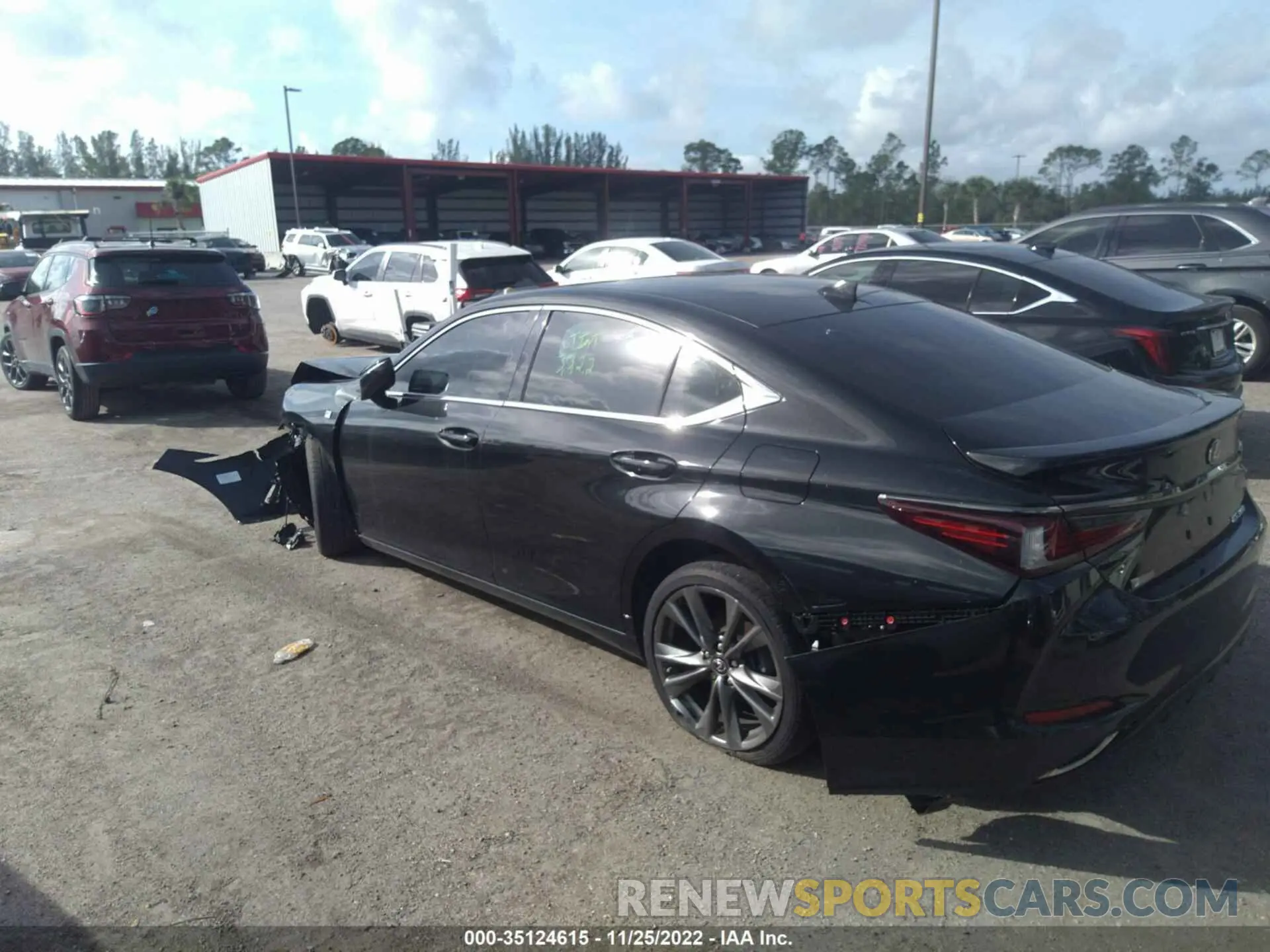 3 fotografías del automóvil dañado 58ABZ1B13KU027266 LEXUS ES 2019