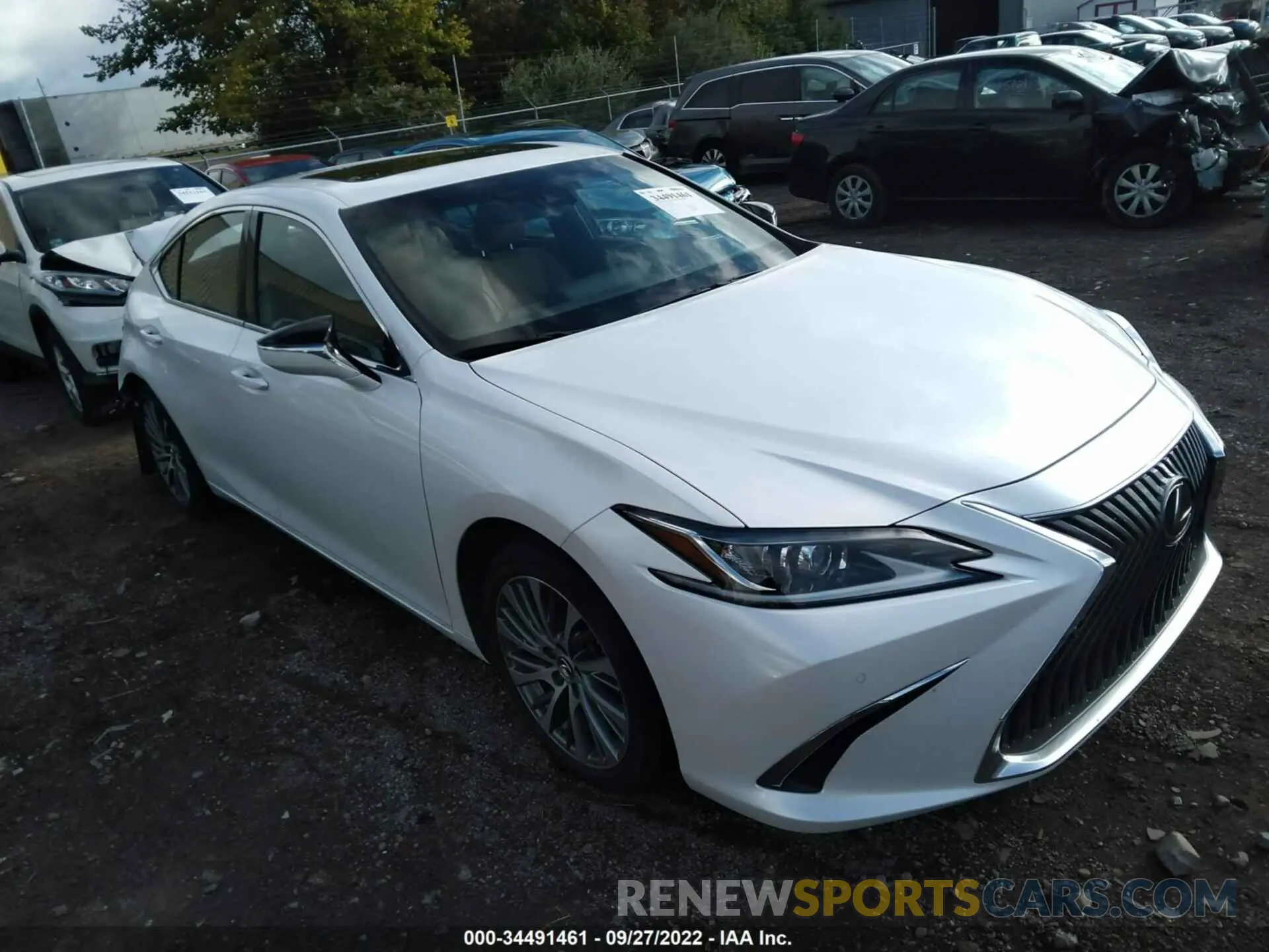 1 fotografías del automóvil dañado 58ABZ1B15KU046336 LEXUS ES 2019