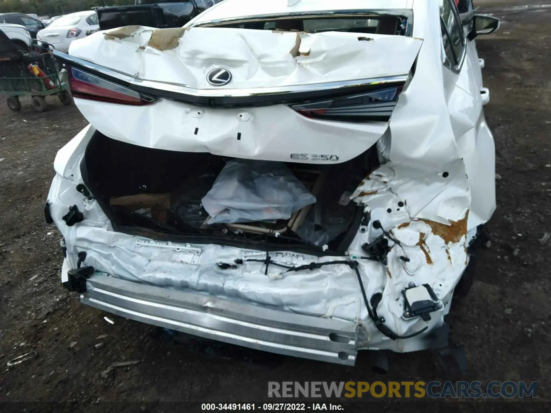 6 fotografías del automóvil dañado 58ABZ1B15KU046336 LEXUS ES 2019