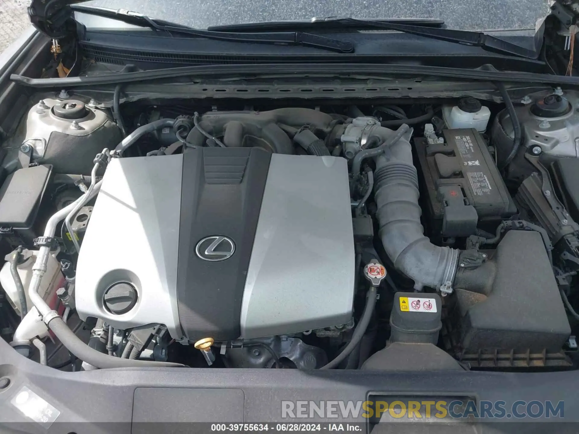 10 fotografías del automóvil dañado 58ABZ1B18KU028820 LEXUS ES 2019