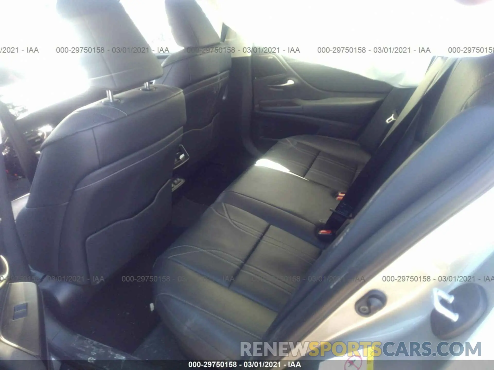 8 fotografías del automóvil dañado JTHB21B12K2004829 LEXUS ES 2019
