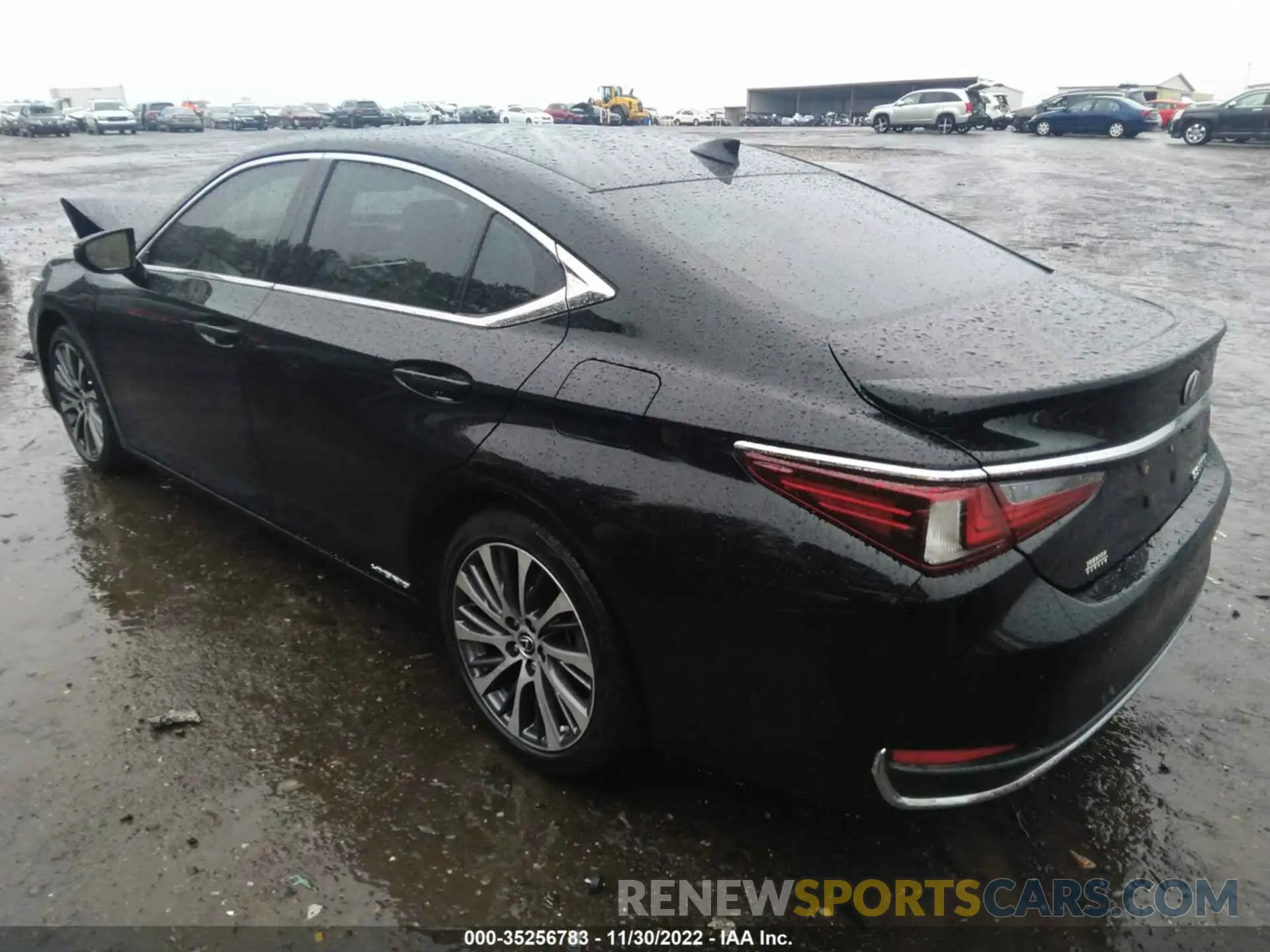 3 fotografías del automóvil dañado JTHB21B14K2038982 LEXUS ES 2019