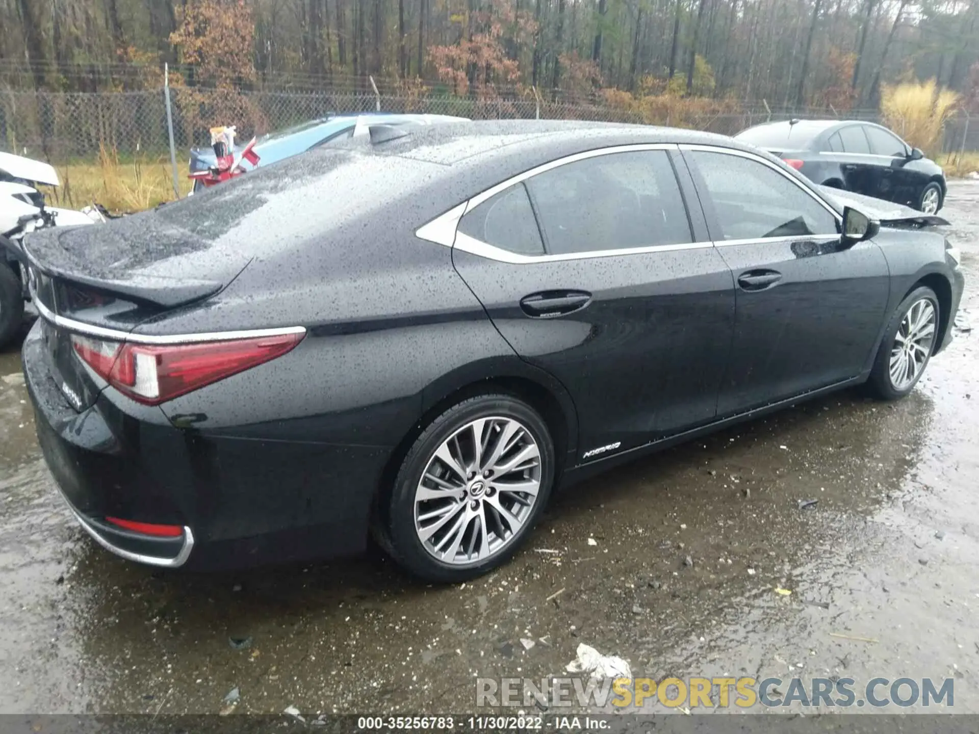 4 fotografías del automóvil dañado JTHB21B14K2038982 LEXUS ES 2019