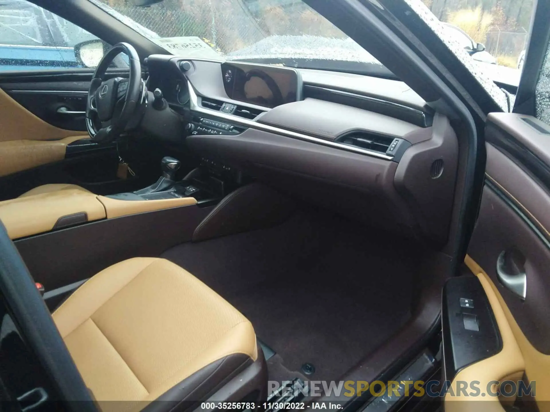 5 fotografías del automóvil dañado JTHB21B14K2038982 LEXUS ES 2019