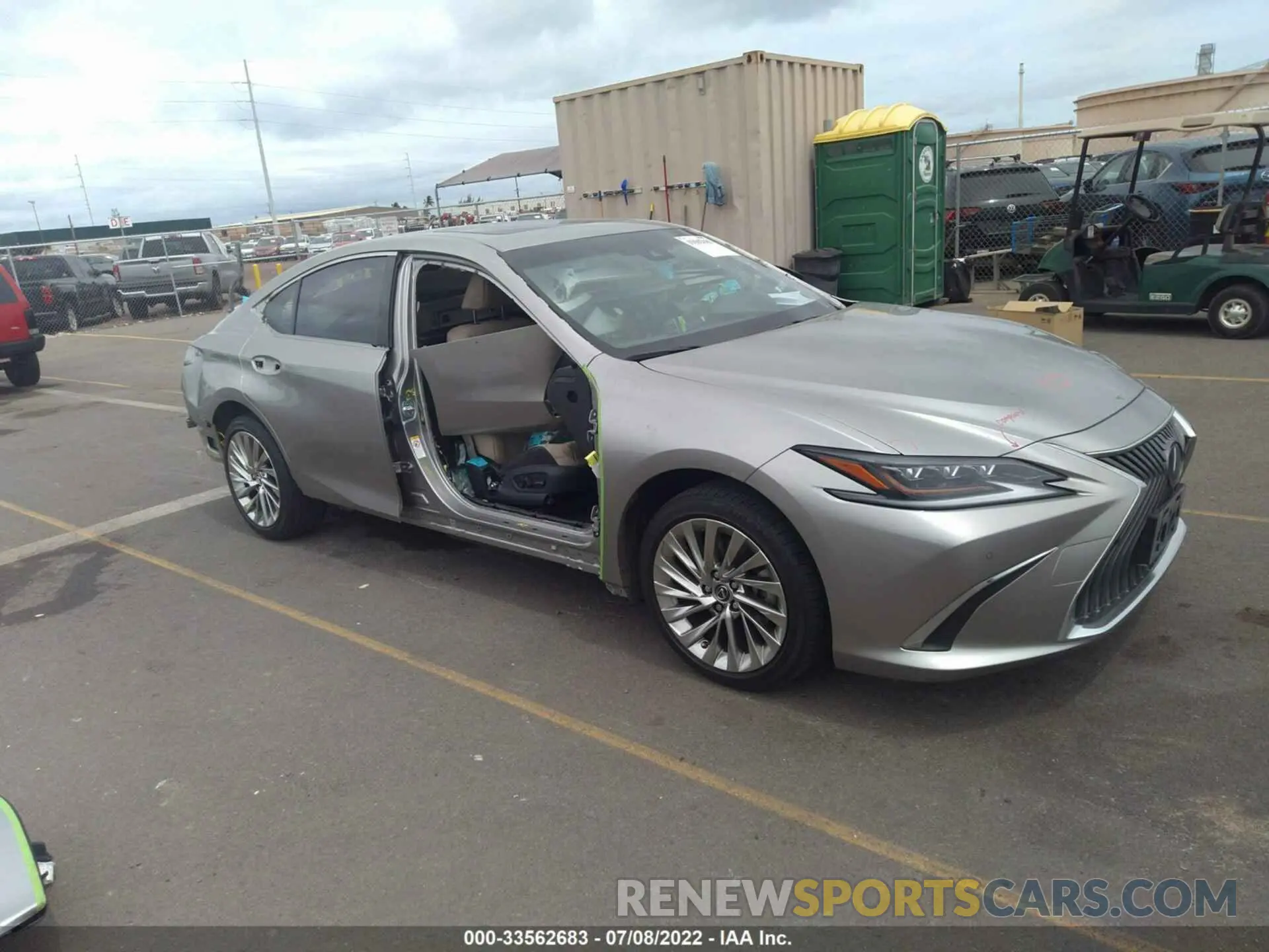 1 fotografías del automóvil dañado JTHB21B16K2022914 LEXUS ES 2019