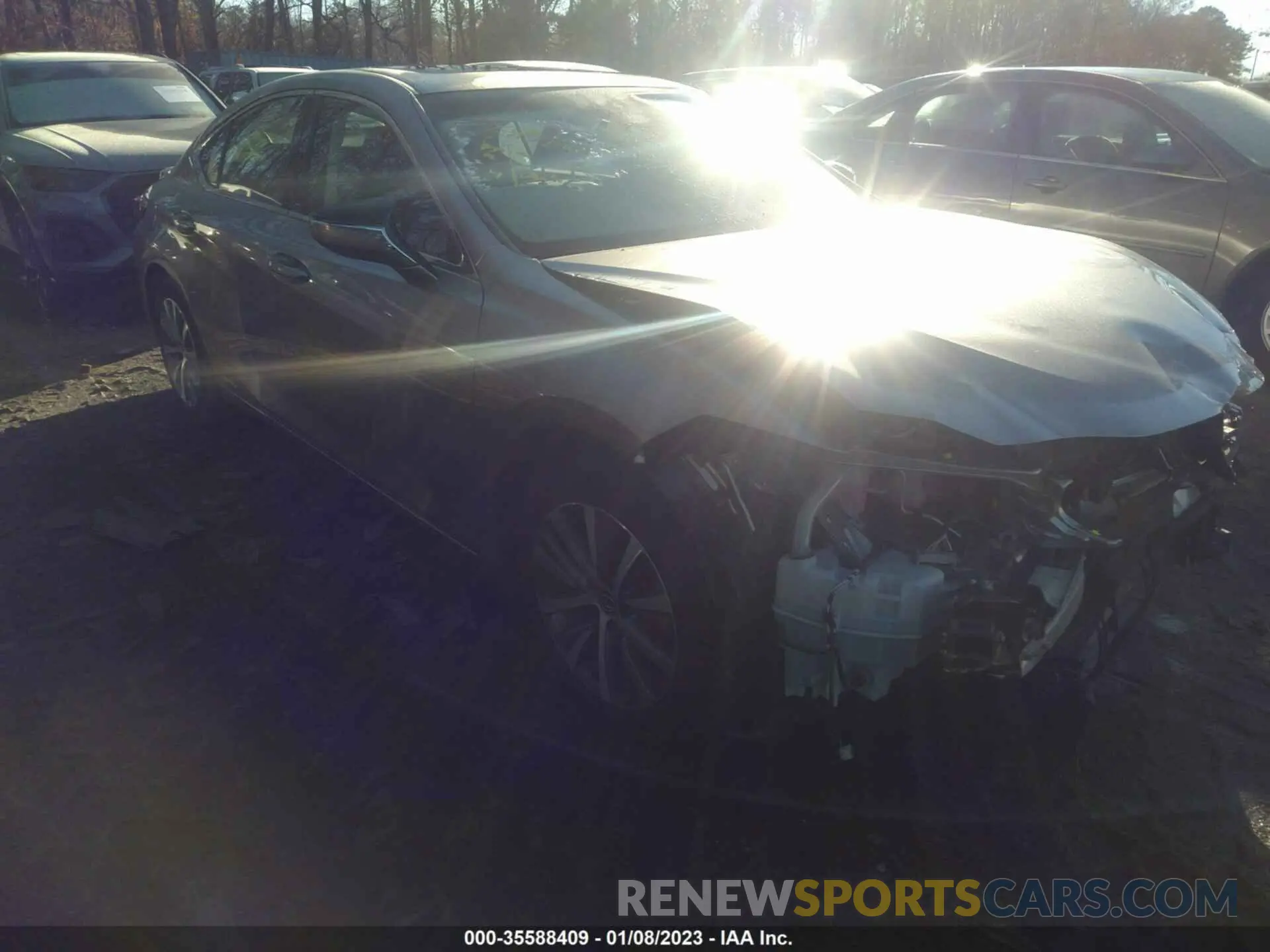 1 fotografías del automóvil dañado JTHB21B18K2045174 LEXUS ES 2019