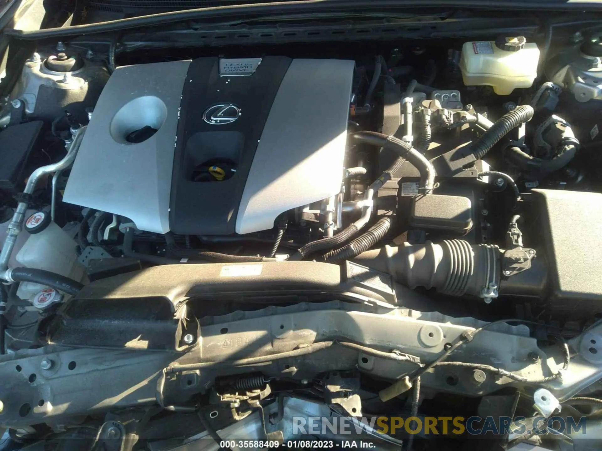10 fotografías del automóvil dañado JTHB21B18K2045174 LEXUS ES 2019