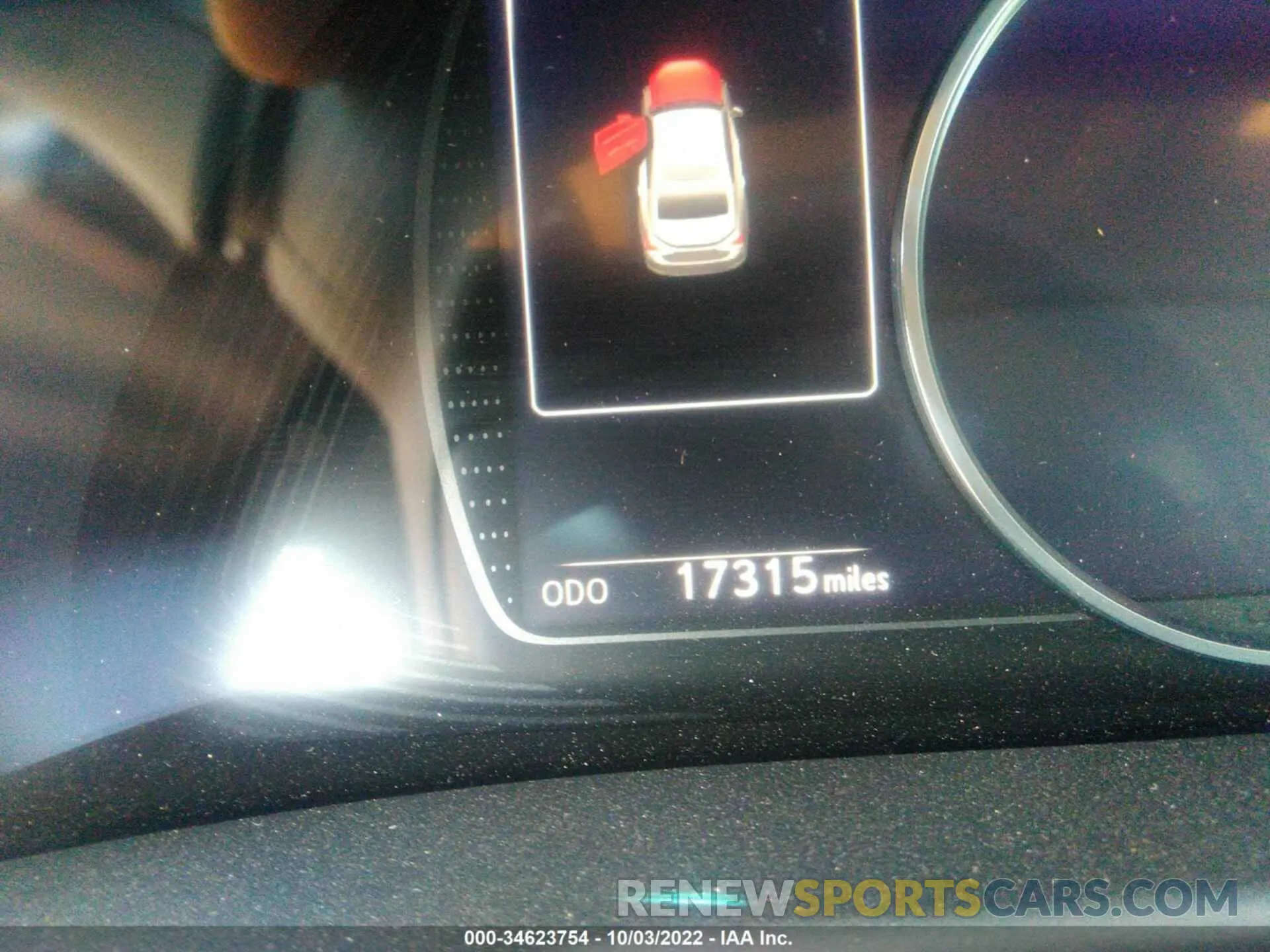 7 fotografías del automóvil dañado JTHBZ1B11K2001321 LEXUS ES 2019