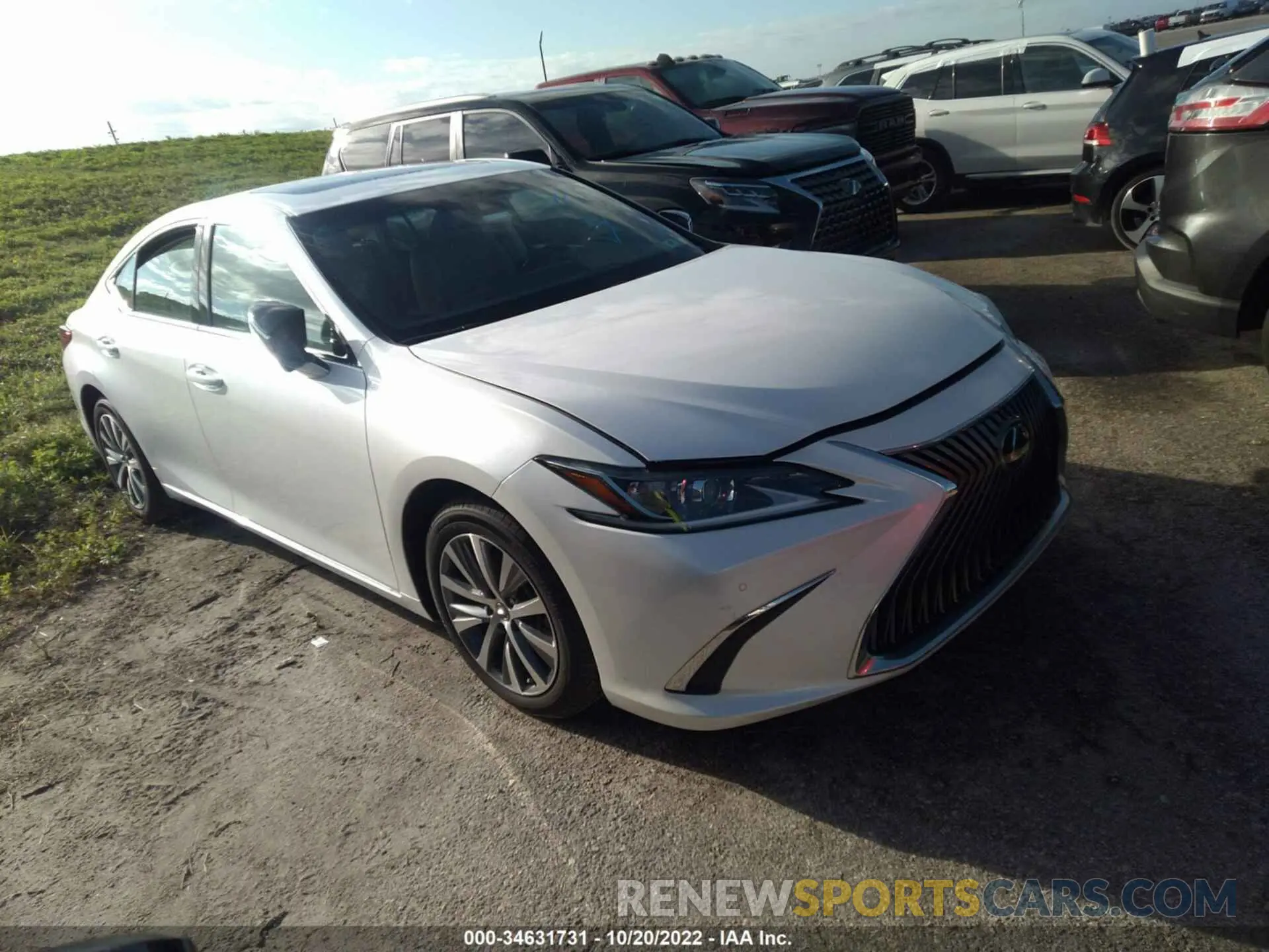 1 fotografías del automóvil dañado 58ADZ1B10LU066858 LEXUS ES 2020