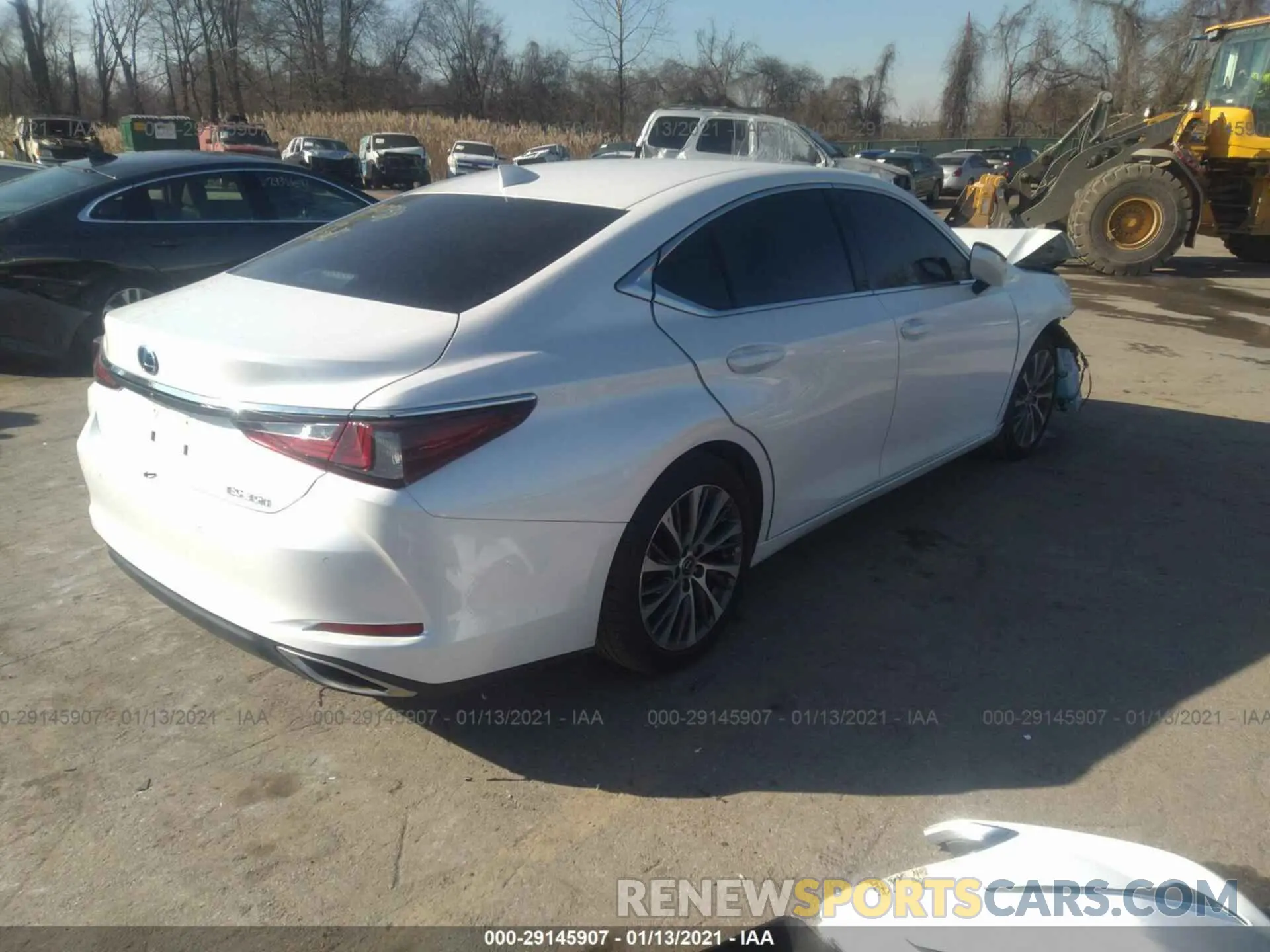4 fotografías del automóvil dañado 58ADZ1B13LU071813 LEXUS ES 2020