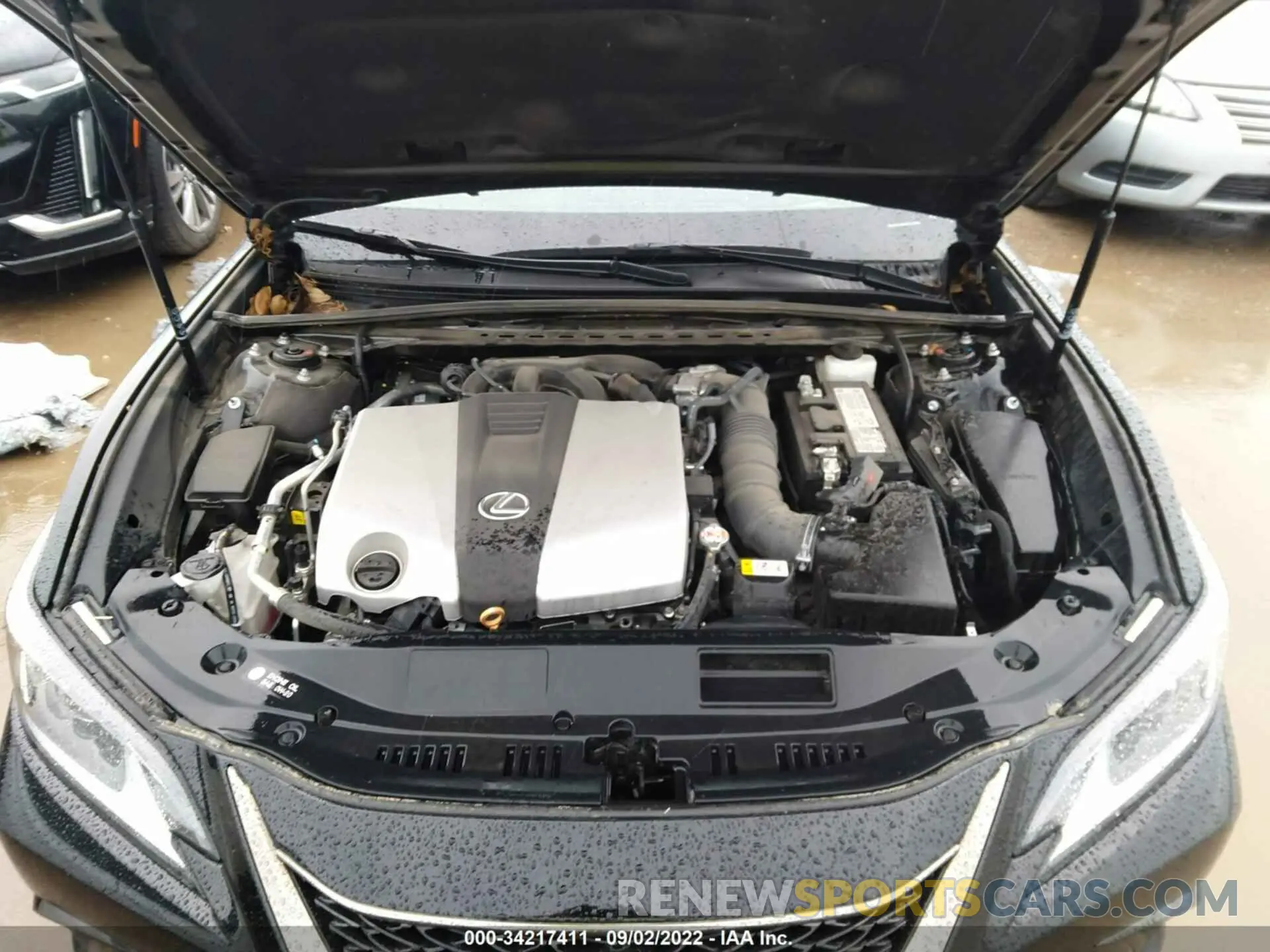 10 fotografías del automóvil dañado 58AGZ1B13LU082159 LEXUS ES 2020