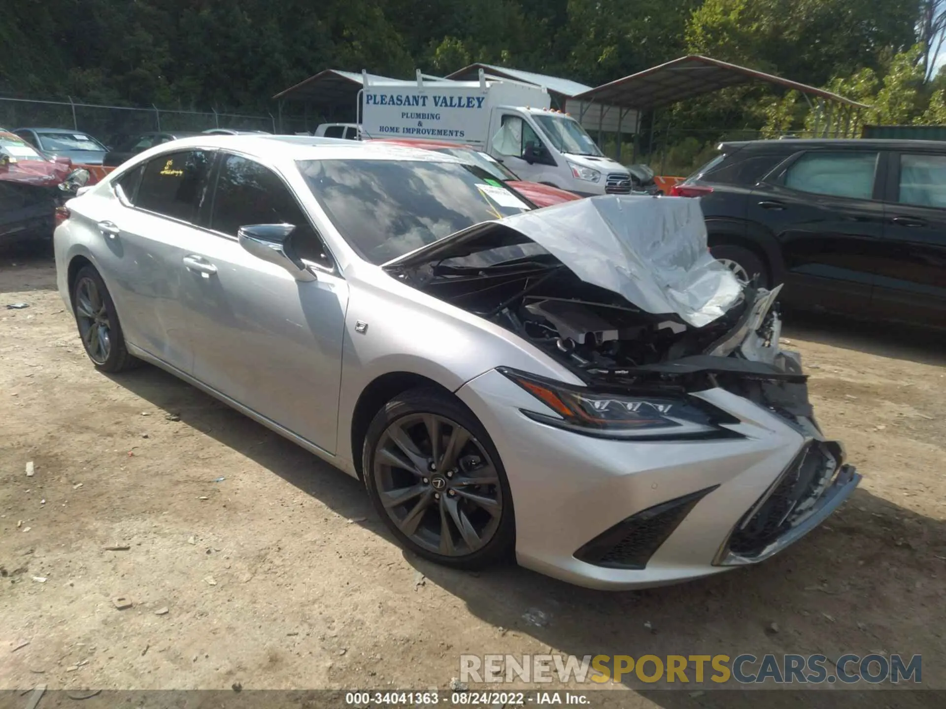 1 fotografías del automóvil dañado 58AGZ1B14LU055164 LEXUS ES 2020