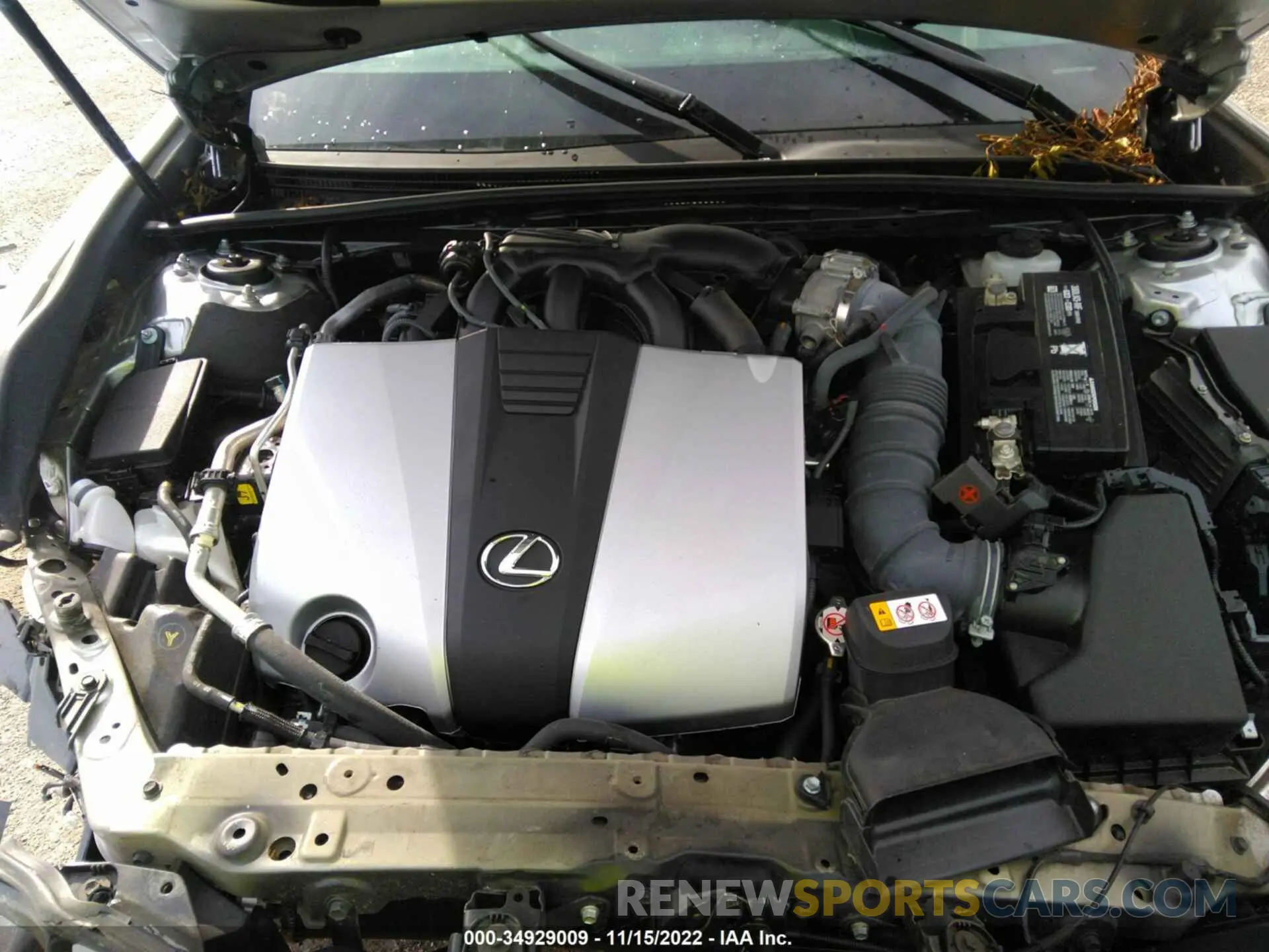 10 fotografías del automóvil dañado 58AGZ1B17LU051416 LEXUS ES 2020
