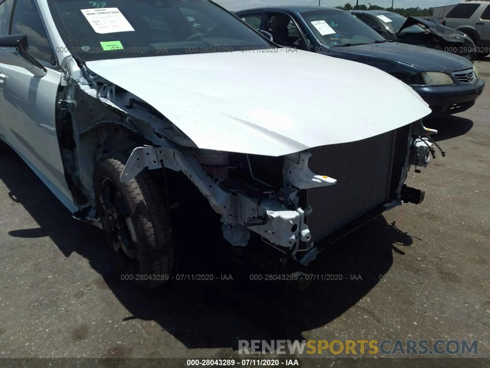 6 fotografías del automóvil dañado 58AGZ1B17LU051433 LEXUS ES 2020
