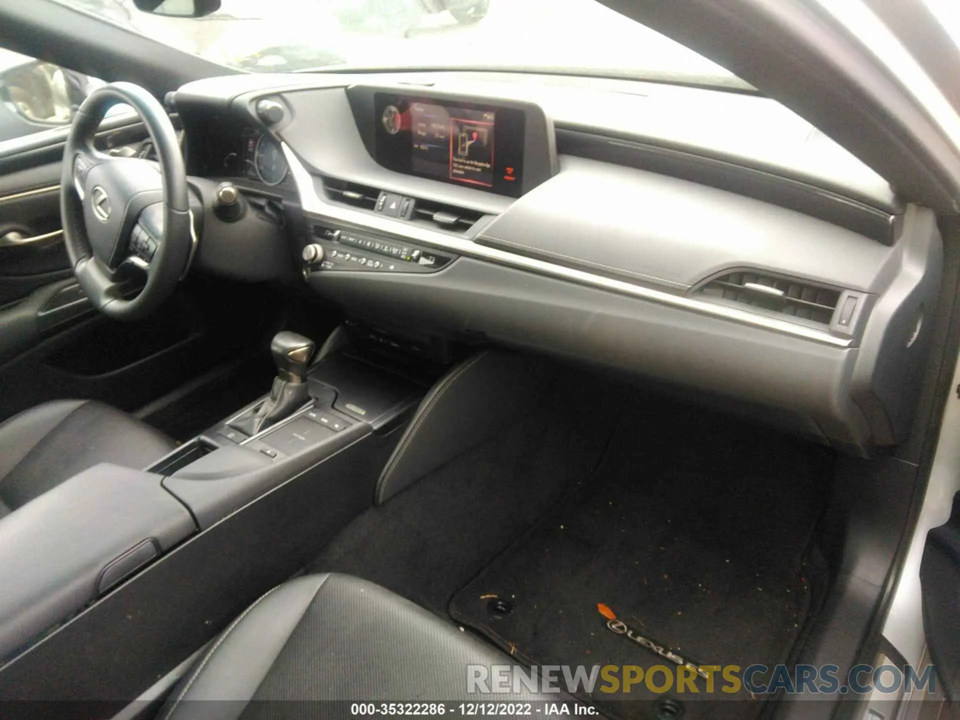 5 fotografías del automóvil dañado 58ACZ1B11MU103817 LEXUS ES 2021