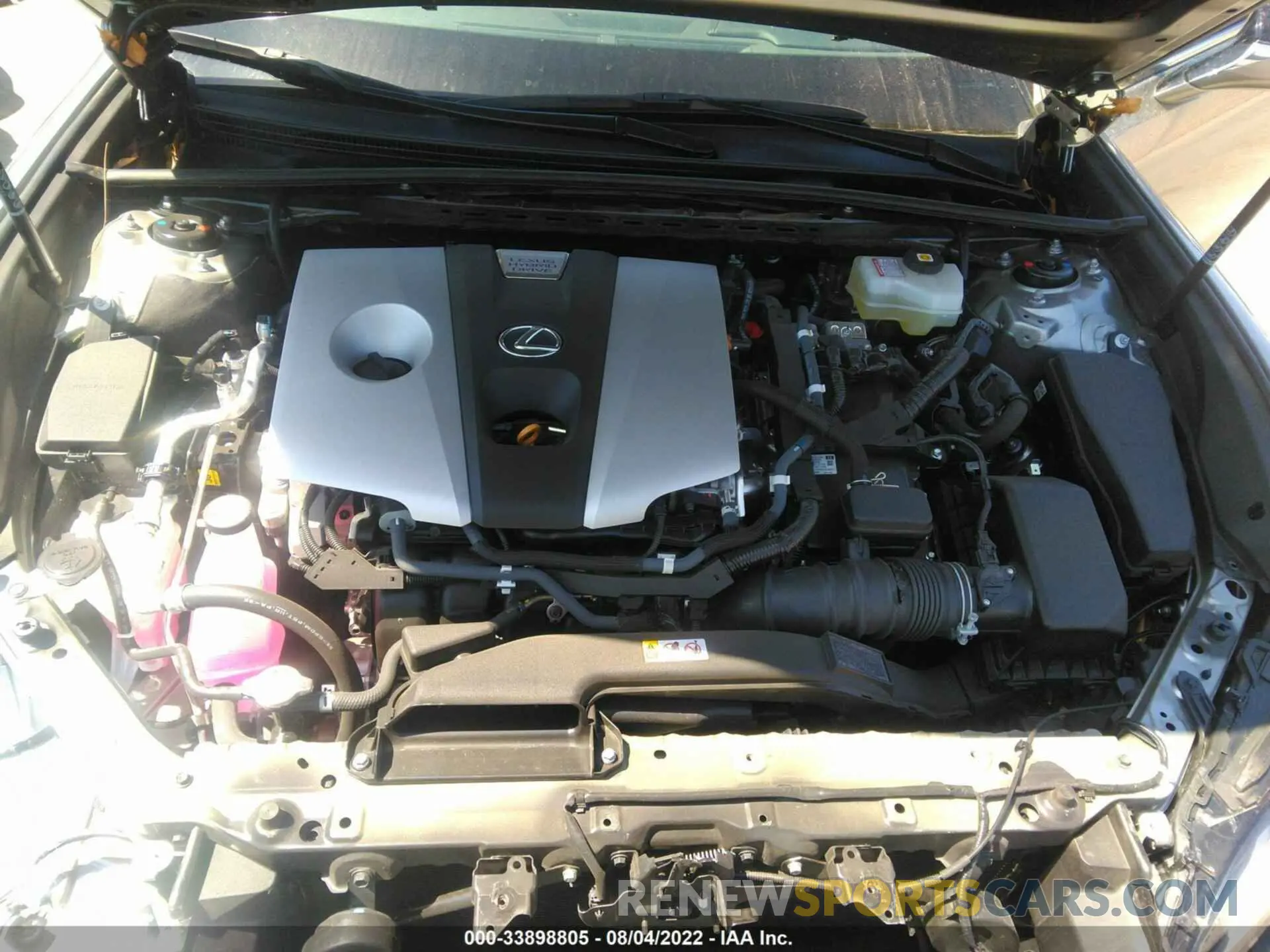10 fotografías del automóvil dañado 58ADA1C12MU011349 LEXUS ES 2021