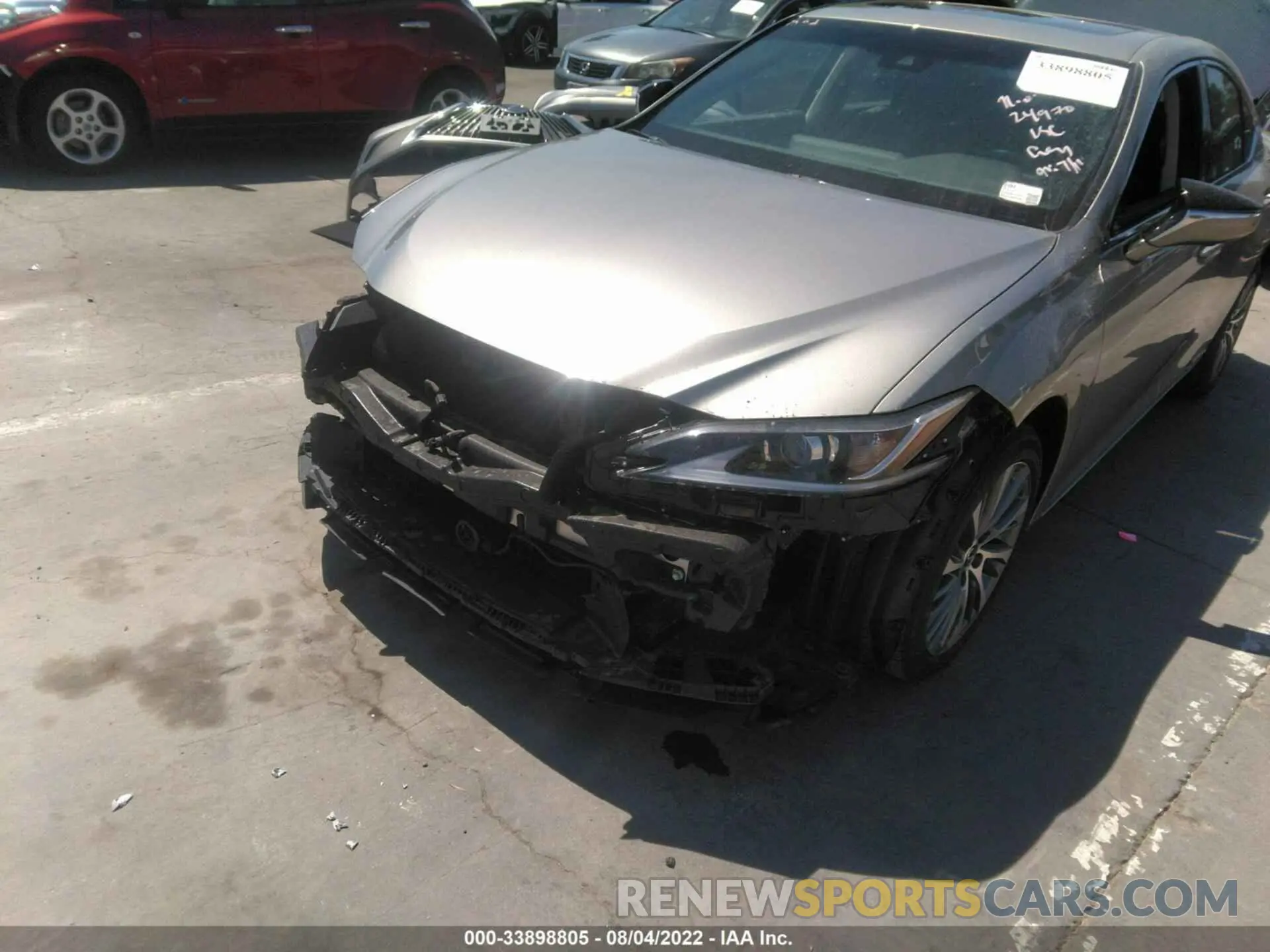 6 fotografías del automóvil dañado 58ADA1C12MU011349 LEXUS ES 2021