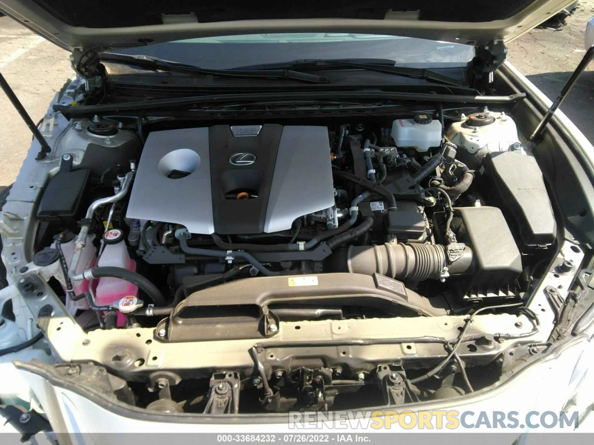 10 fotografías del automóvil dañado 58ADA1C15MU003603 LEXUS ES 2021