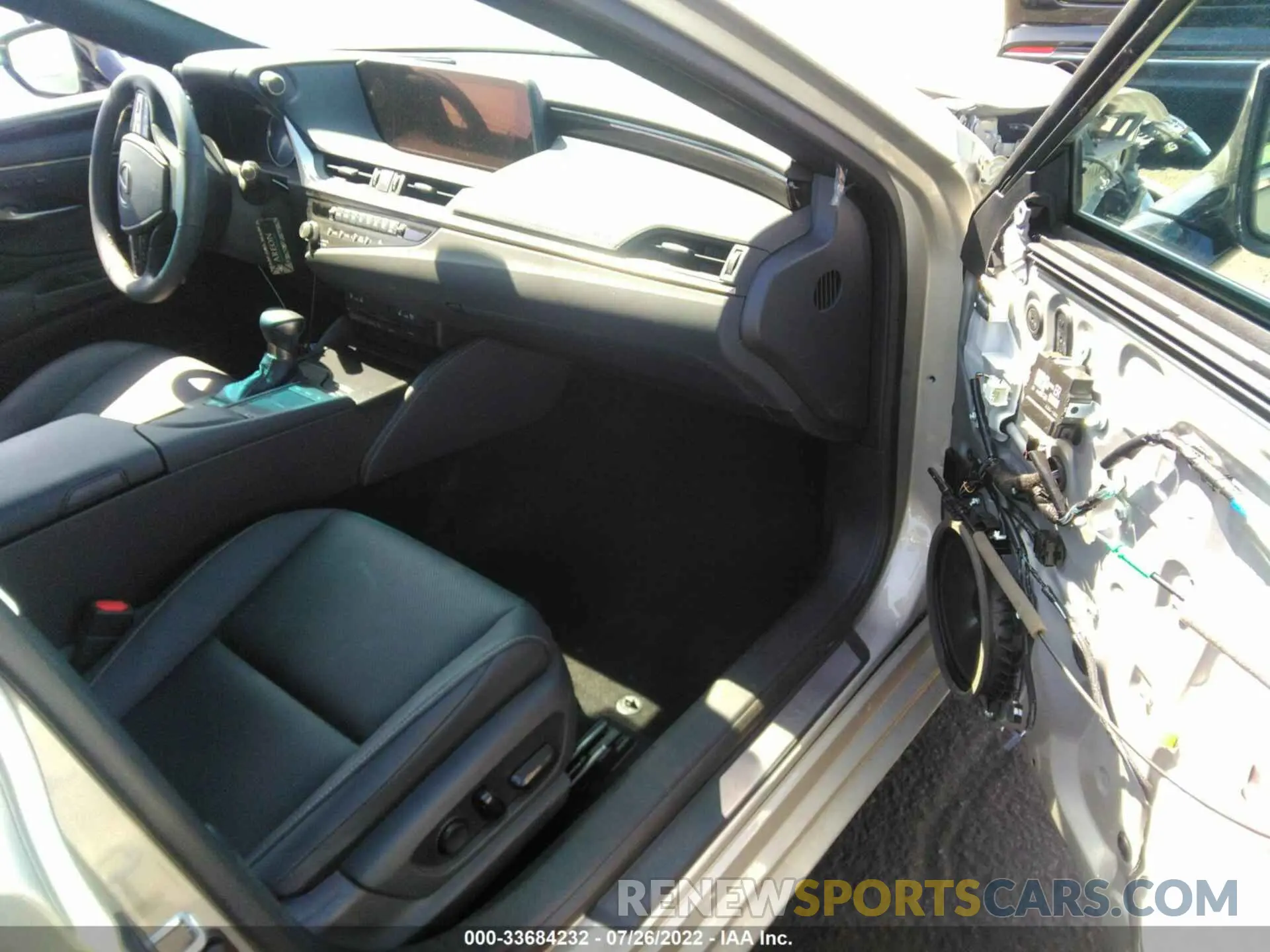 5 fotografías del automóvil dañado 58ADA1C15MU003603 LEXUS ES 2021