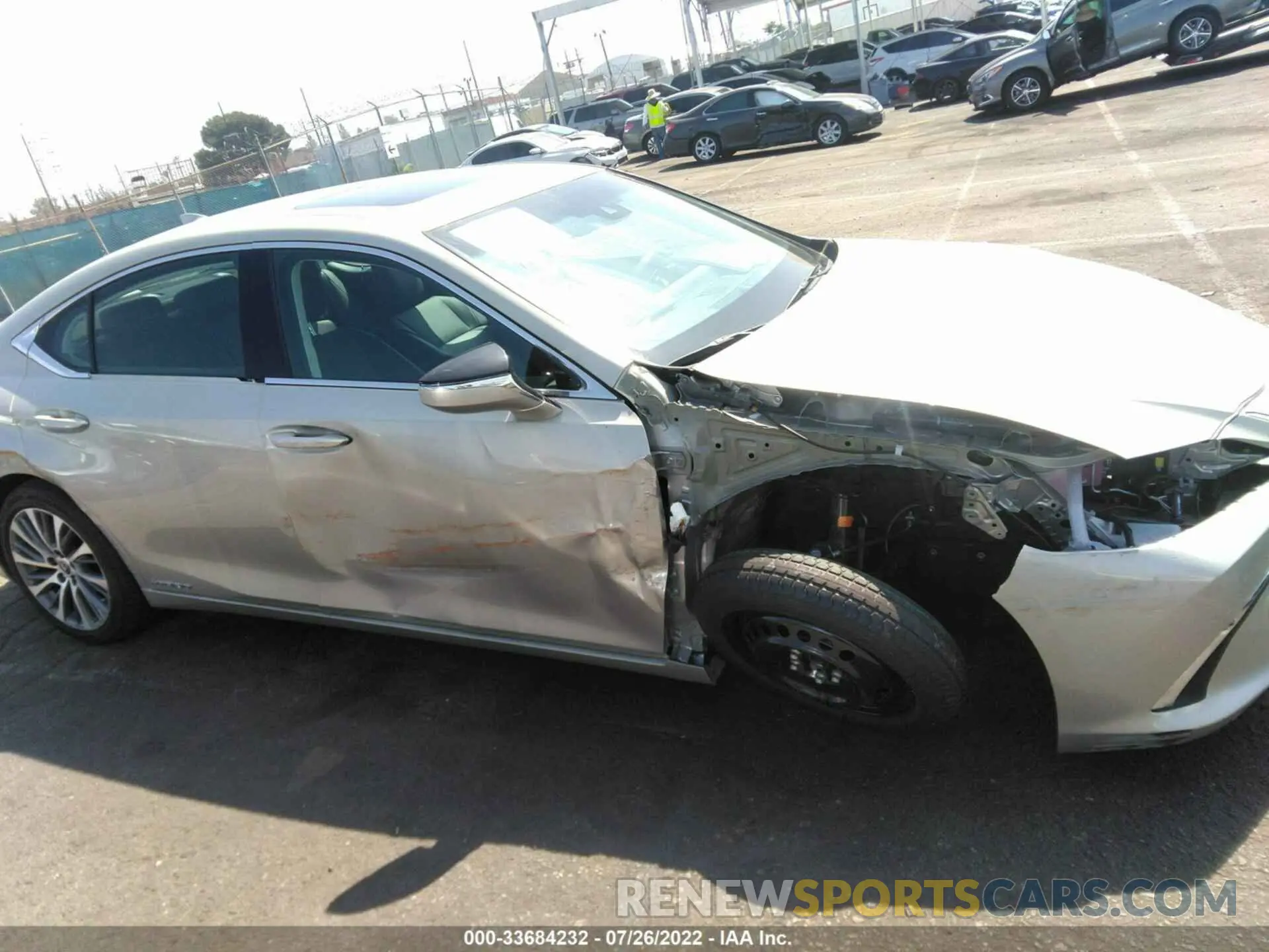 6 fotografías del automóvil dañado 58ADA1C15MU003603 LEXUS ES 2021