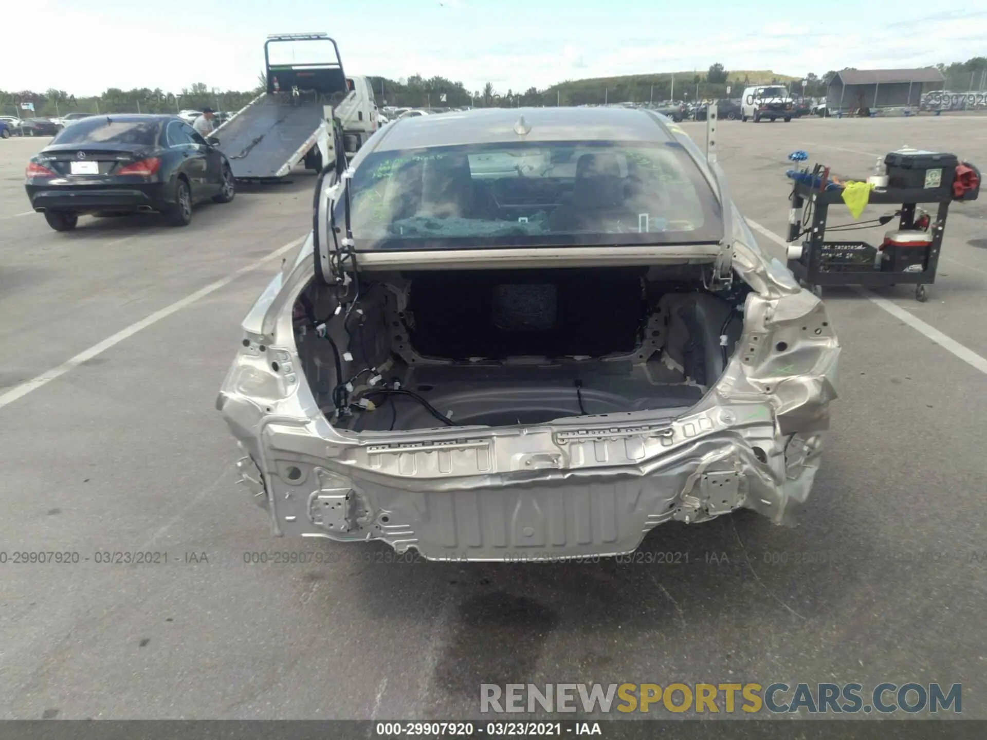 6 fotografías del automóvil dañado 58ADZ1B12MU089267 LEXUS ES 2021