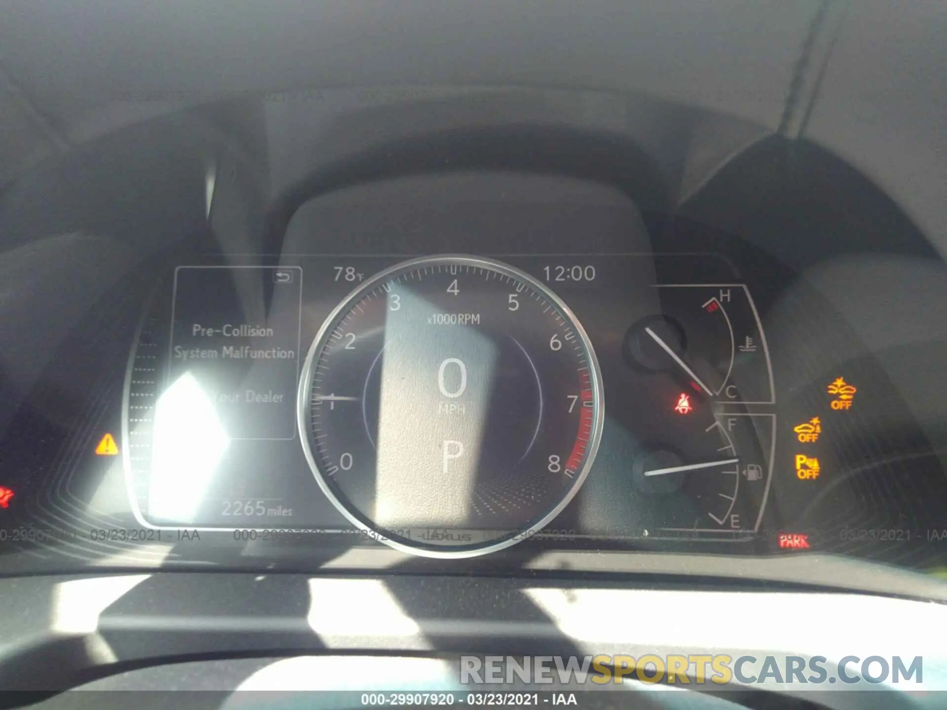 7 fotografías del automóvil dañado 58ADZ1B12MU089267 LEXUS ES 2021