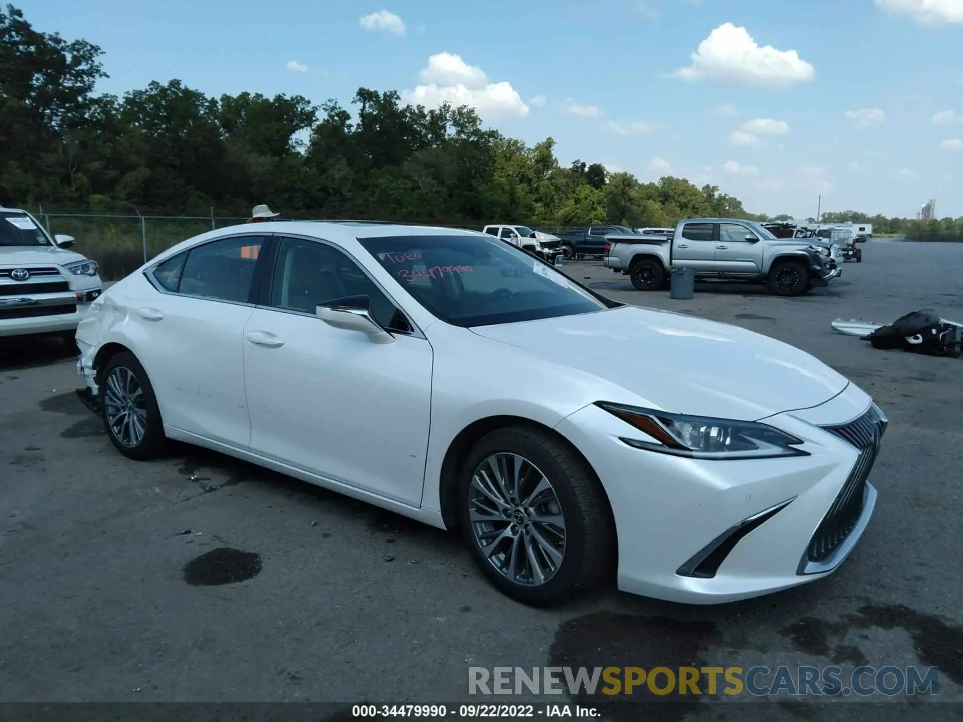 1 fotografías del automóvil dañado 58ADZ1B16MU085366 LEXUS ES 2021