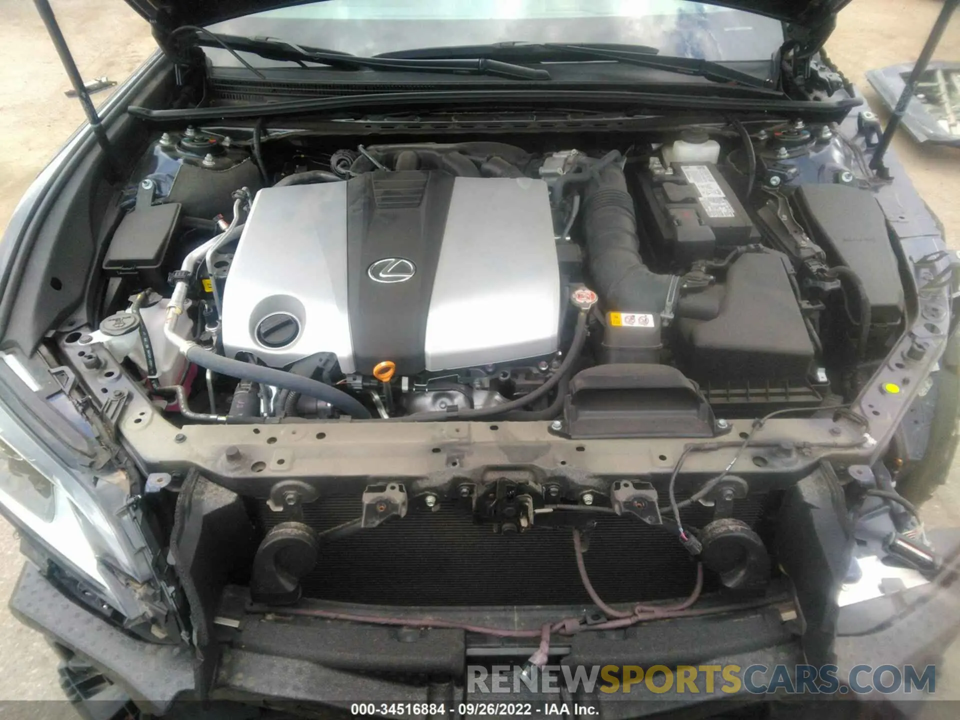 10 fotografías del automóvil dañado 58ADZ1B16MU091040 LEXUS ES 2021