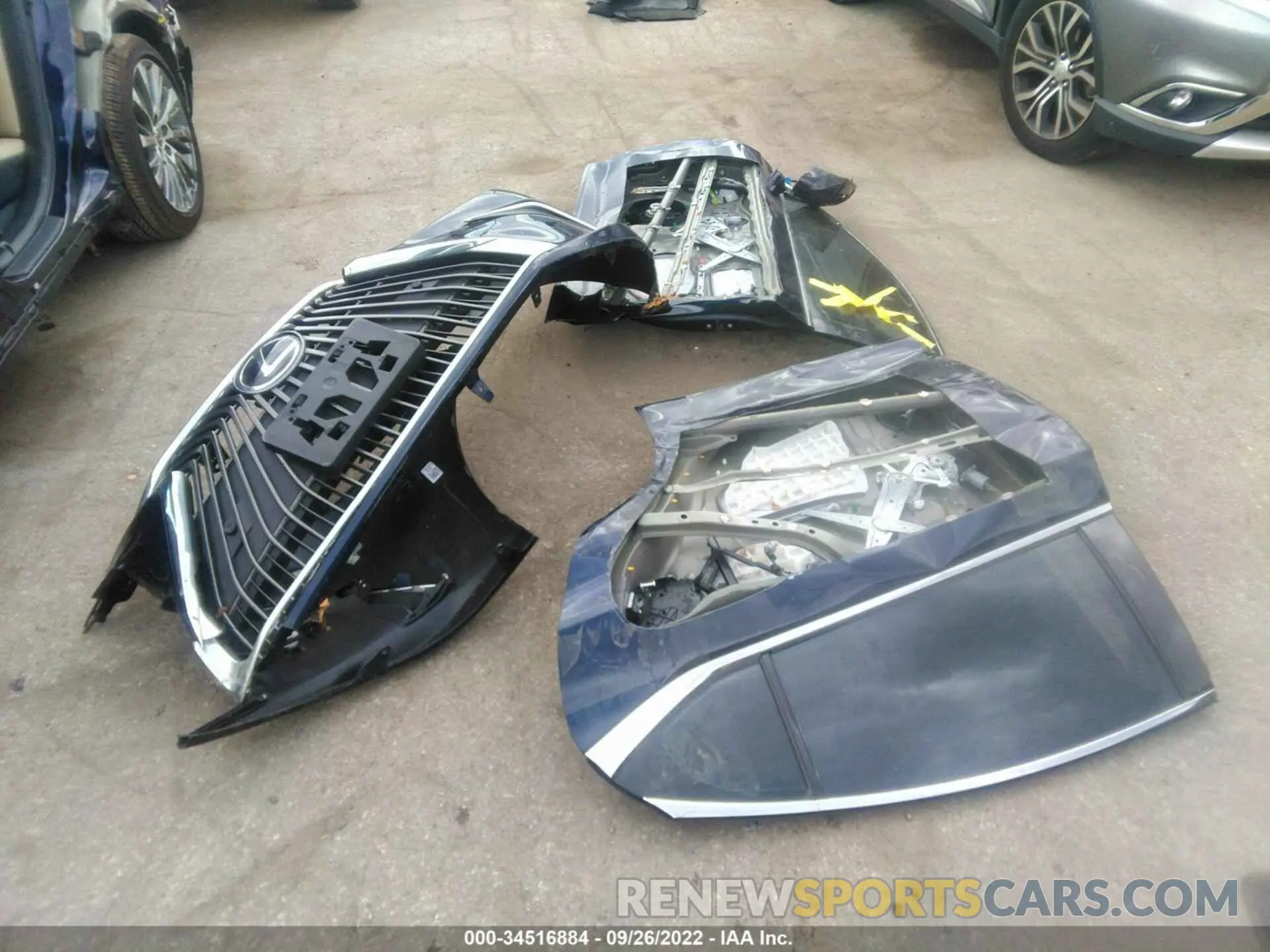 12 fotografías del automóvil dañado 58ADZ1B16MU091040 LEXUS ES 2021