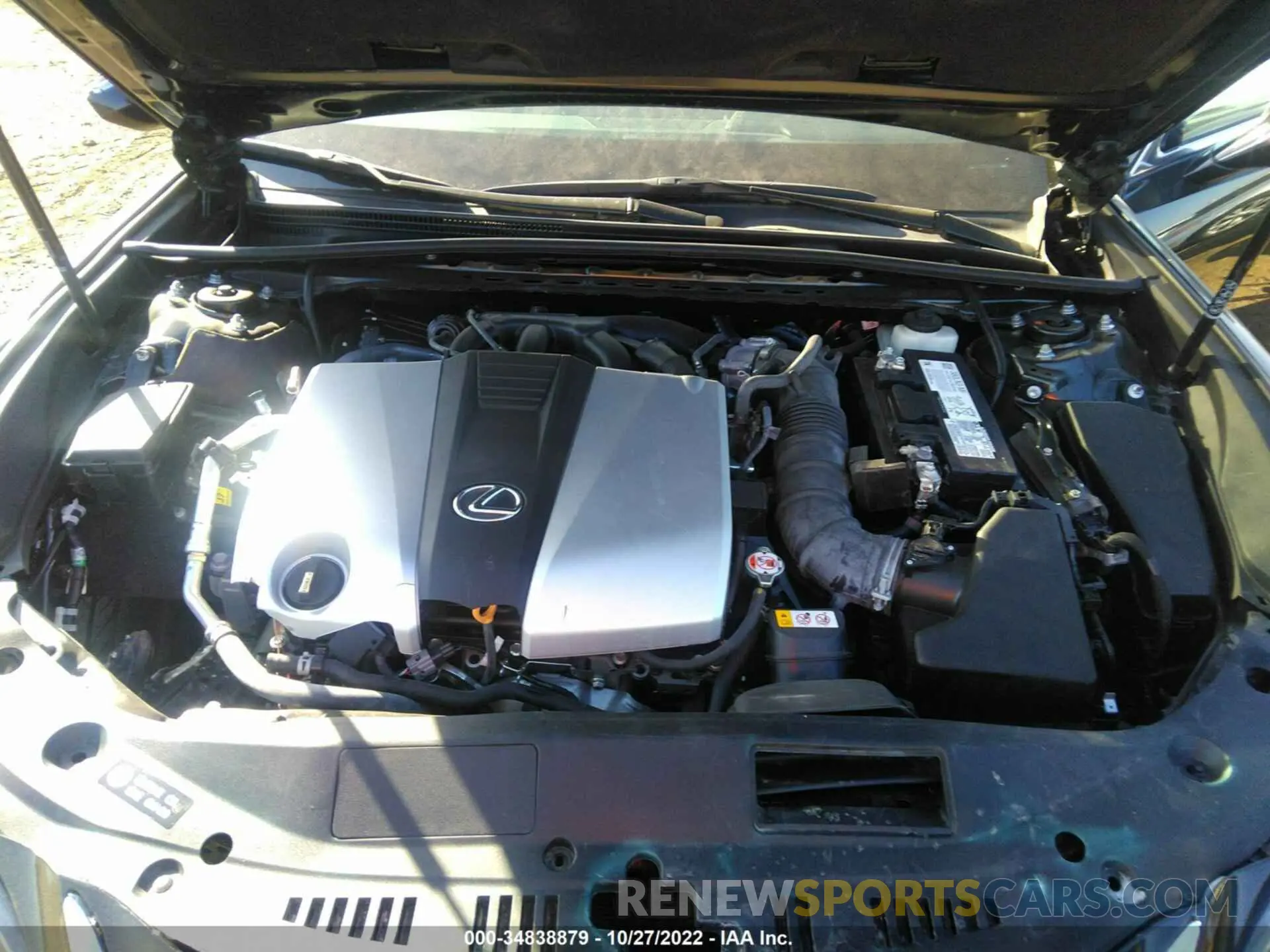 10 fotografías del automóvil dañado 58ADZ1B18MU100062 LEXUS ES 2021