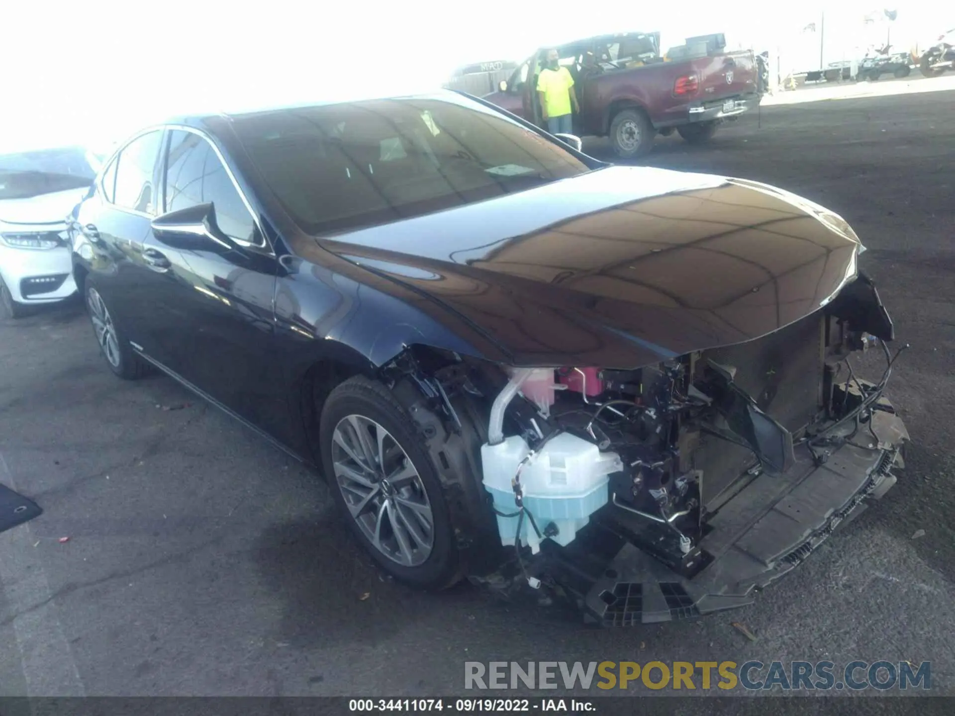 1 fotografías del automóvil dañado 58ACA1C14NU020311 LEXUS ES 2022